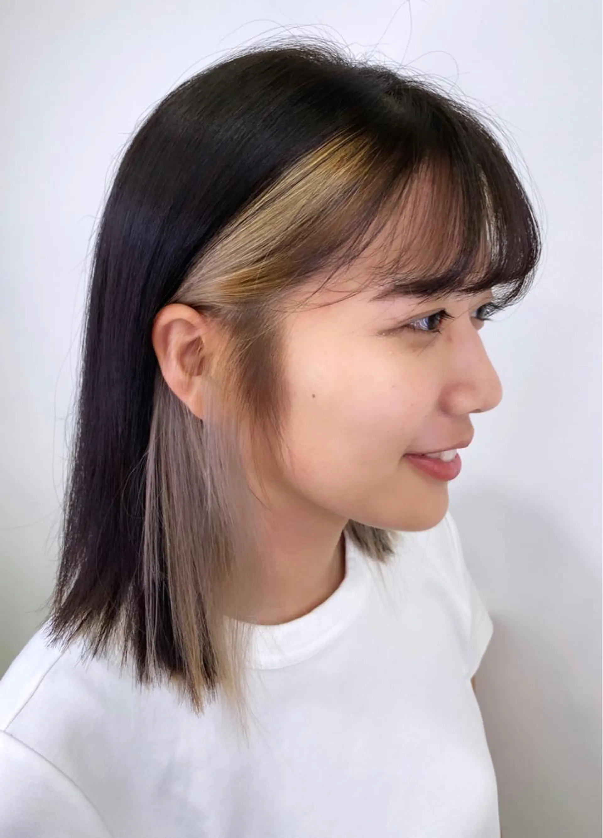 ミディアム カラー ヘアアレンジ TSUNA 🌙 Lim 五反田のマツエク・マツパデザイン