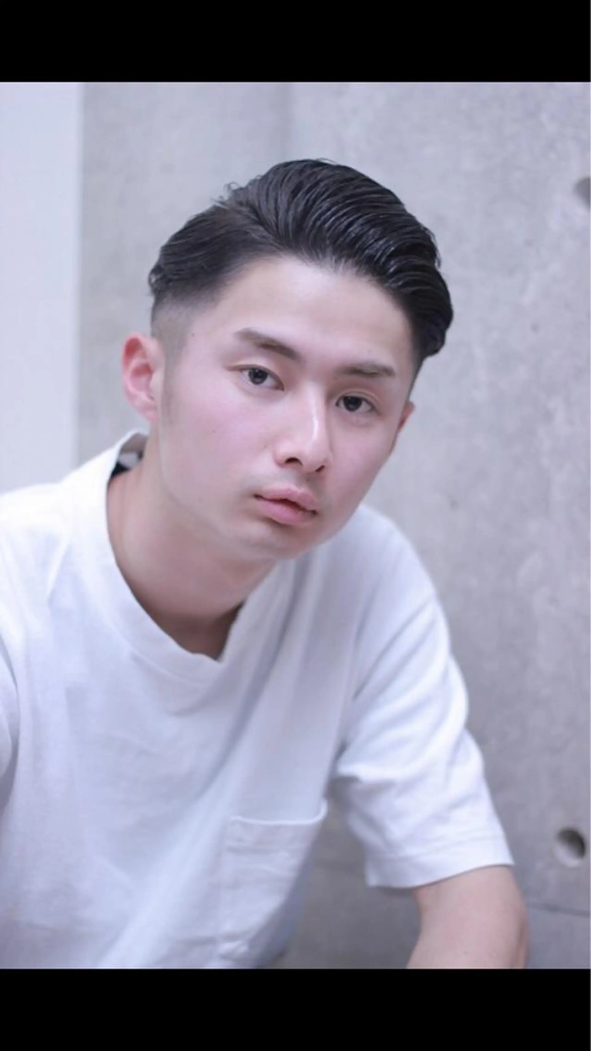 ショート パーマ メンズ フェードカット メンズパーマ 及川 光のヘアスタイル