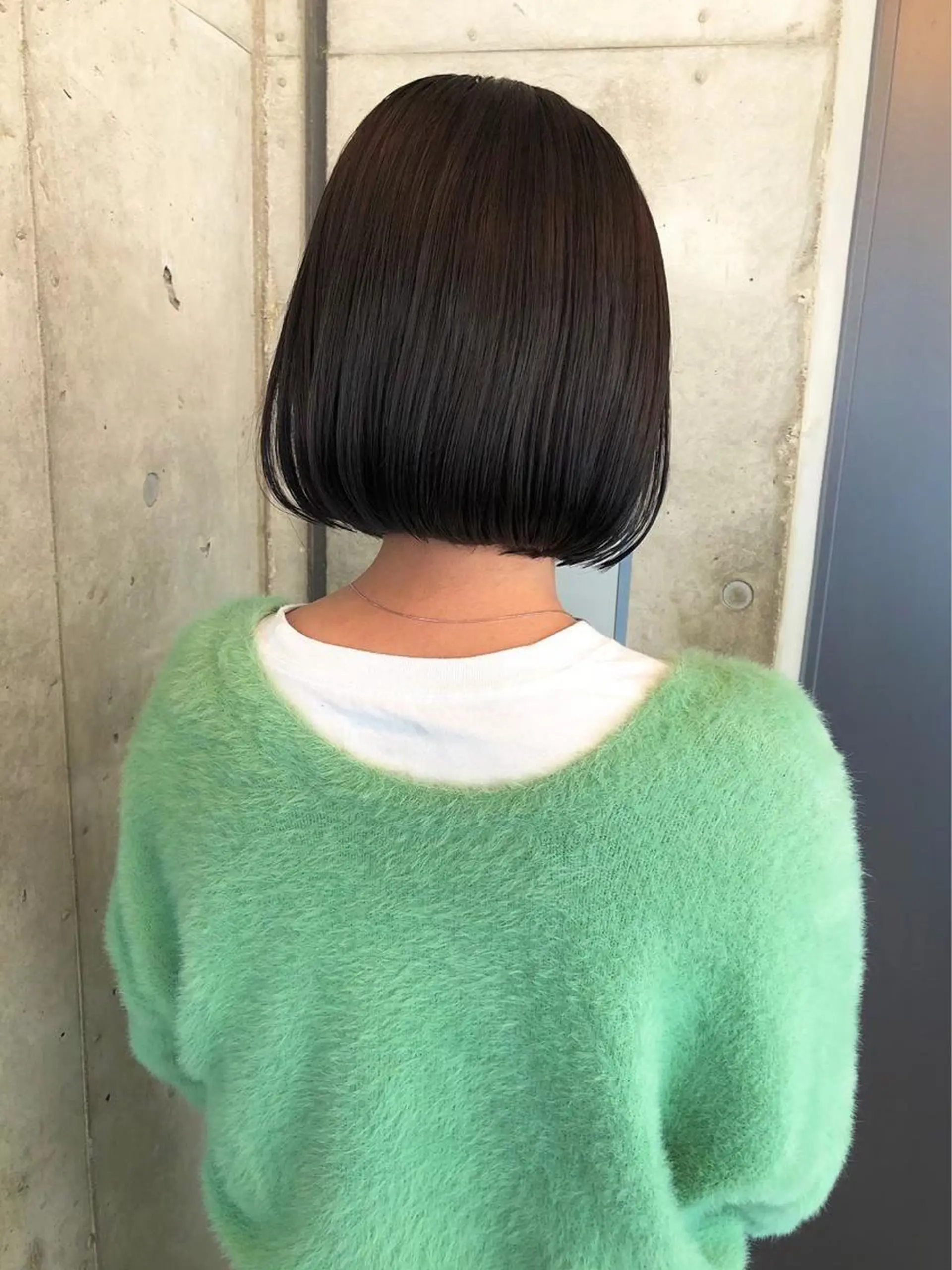 ミディアム カラー デザインパーマ メンズカット 郁美のヘアスタイル