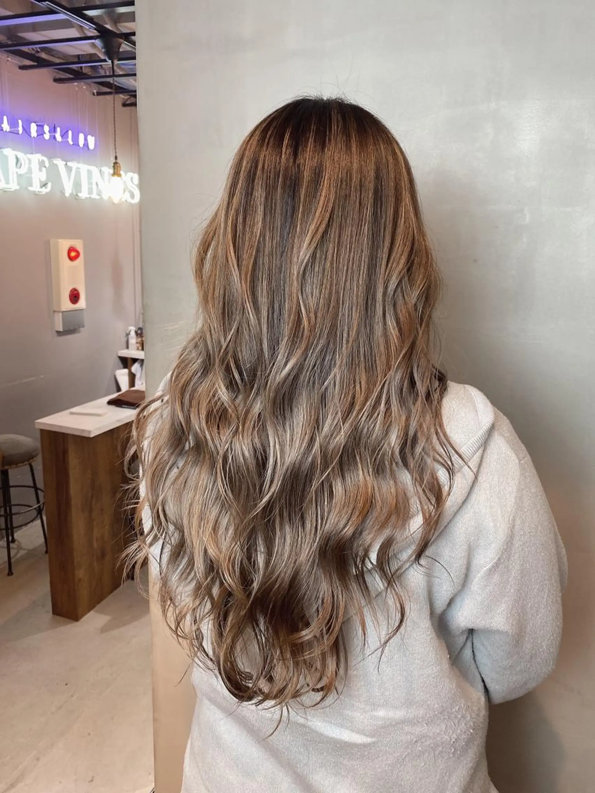 ロング カラー yuuka🌻 ハイライト/艶カラーのヘアスタイル