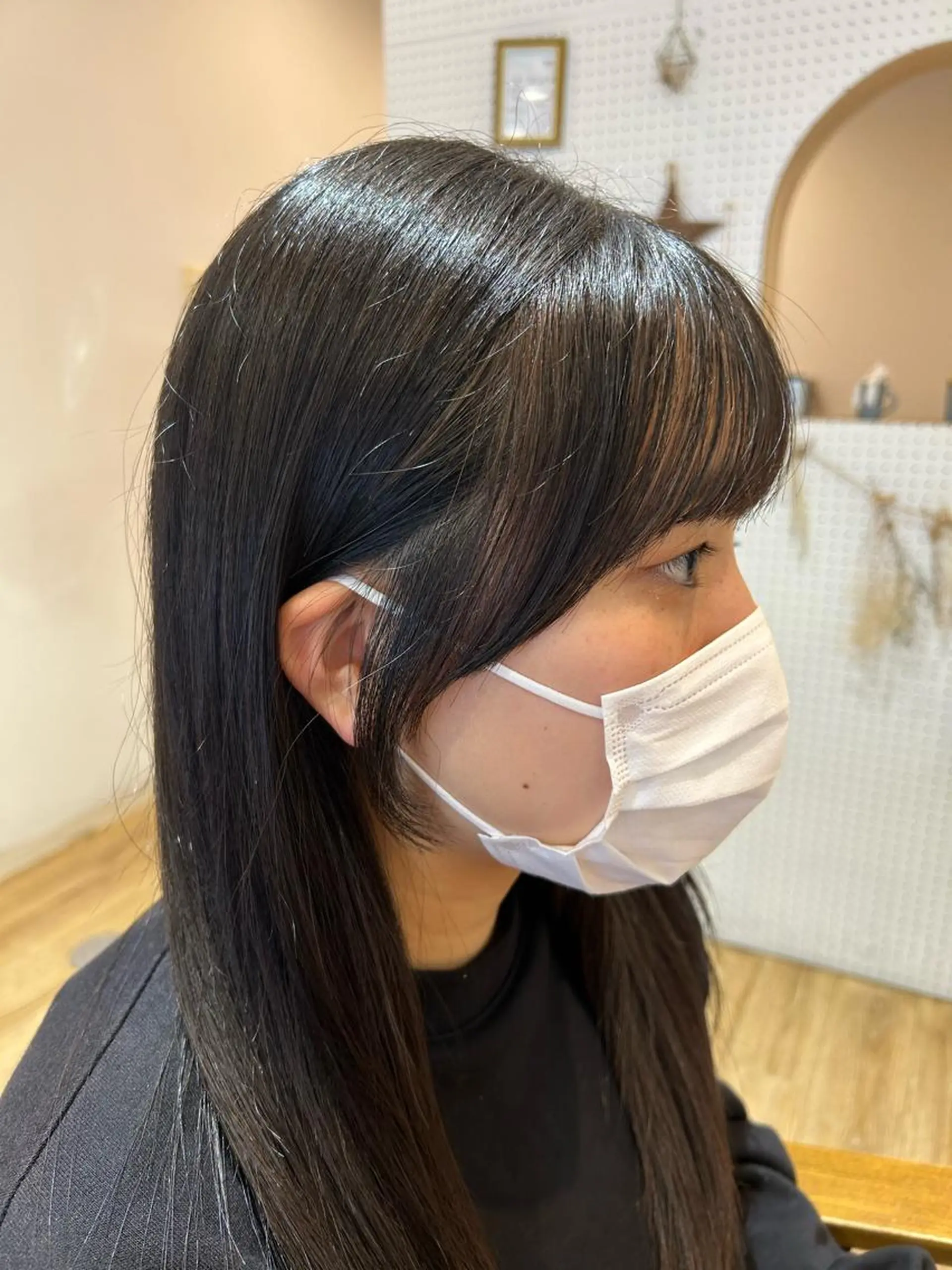 ロング 顔周りカット カット トリートメント 🫧顔周りカット 🫧樫村優香のヘアスタイル