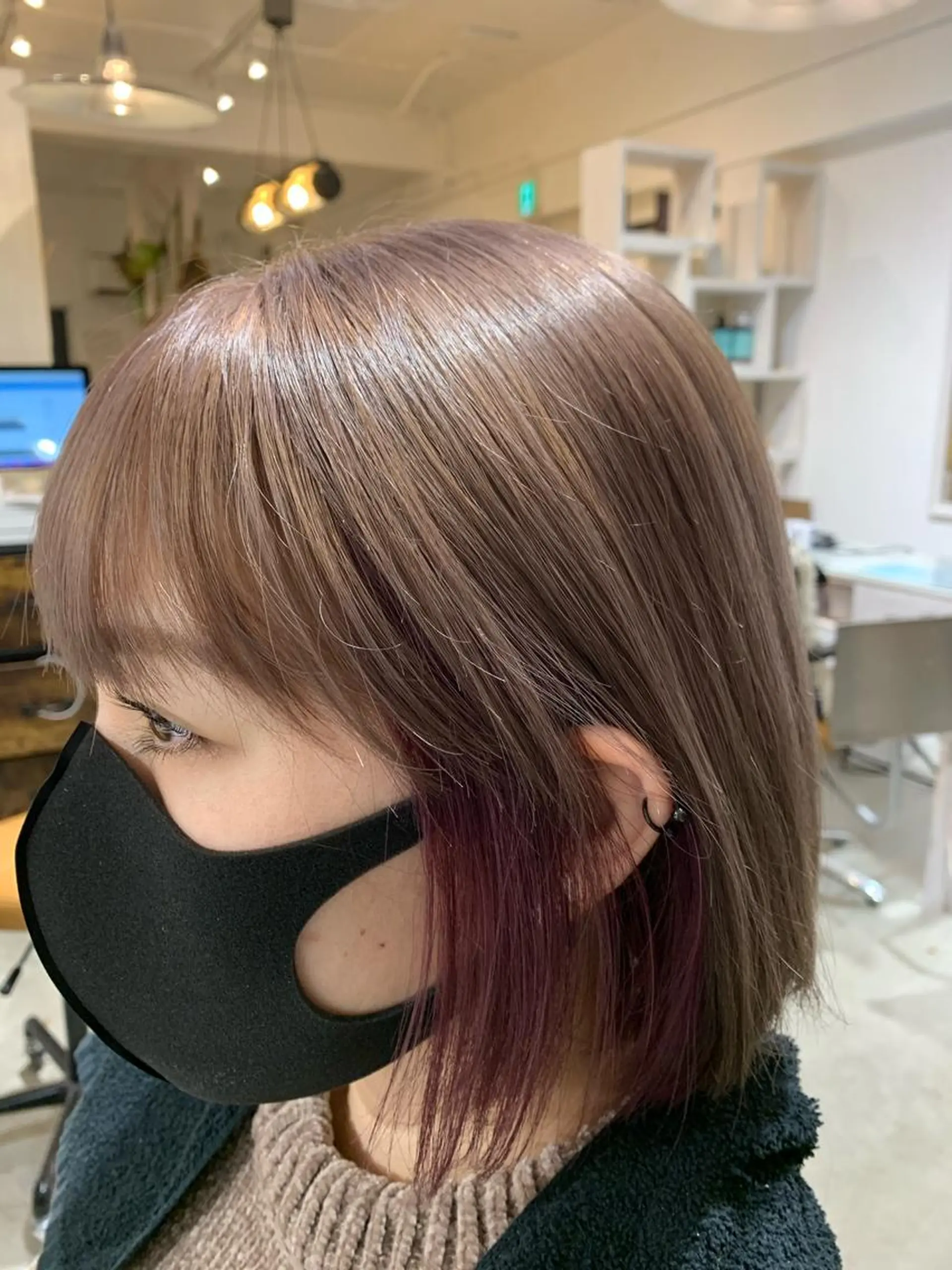 ミディアム カラー ヘアアレンジ メンズ カット ヘアカラー トリートメント Sia中野新橋 『JUNYA』のヘアスタイル