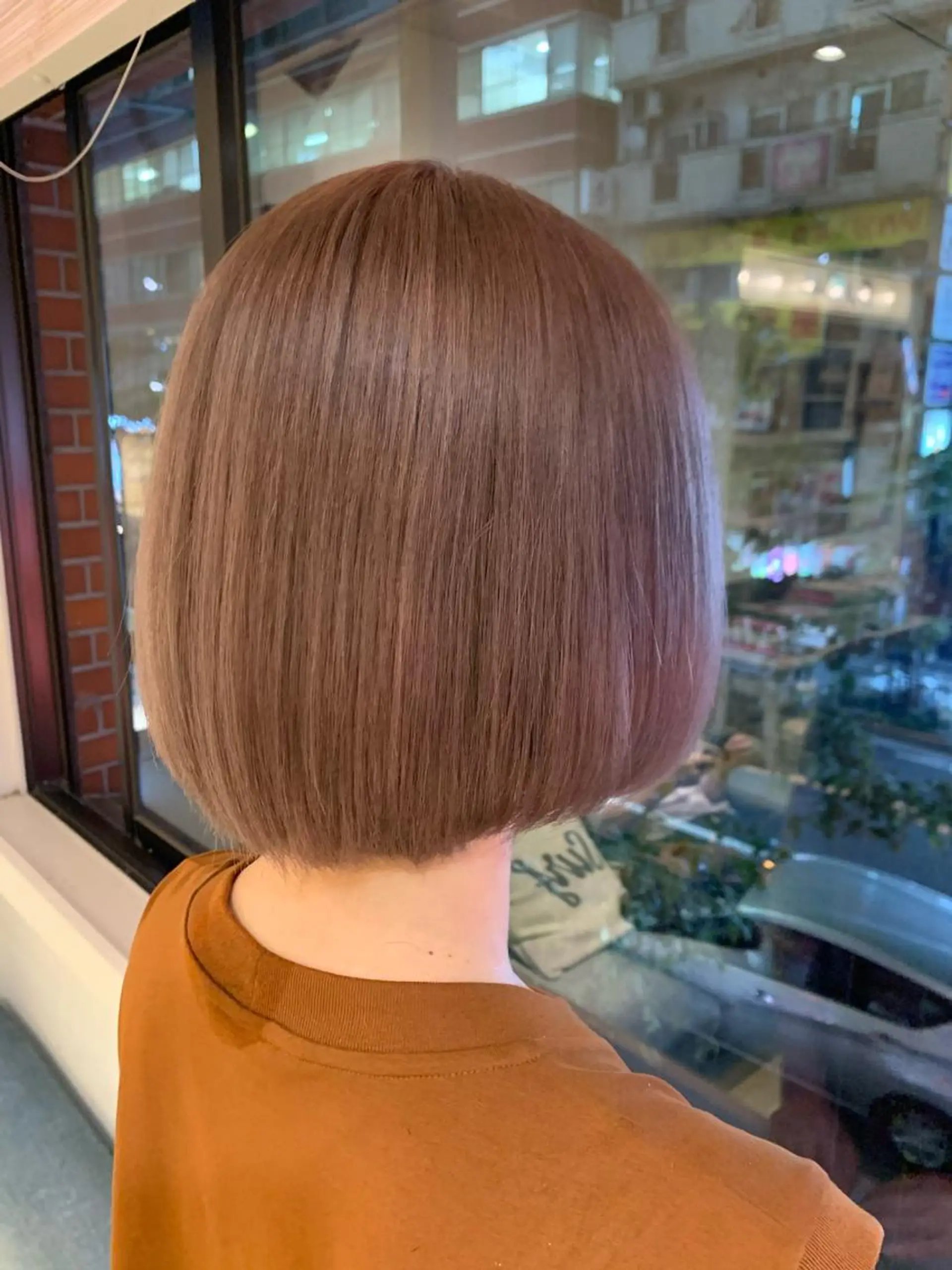 ミディアム カット ヘアカラー 渋谷ハイトーン/ デザインカラー阿部のヘアスタイル