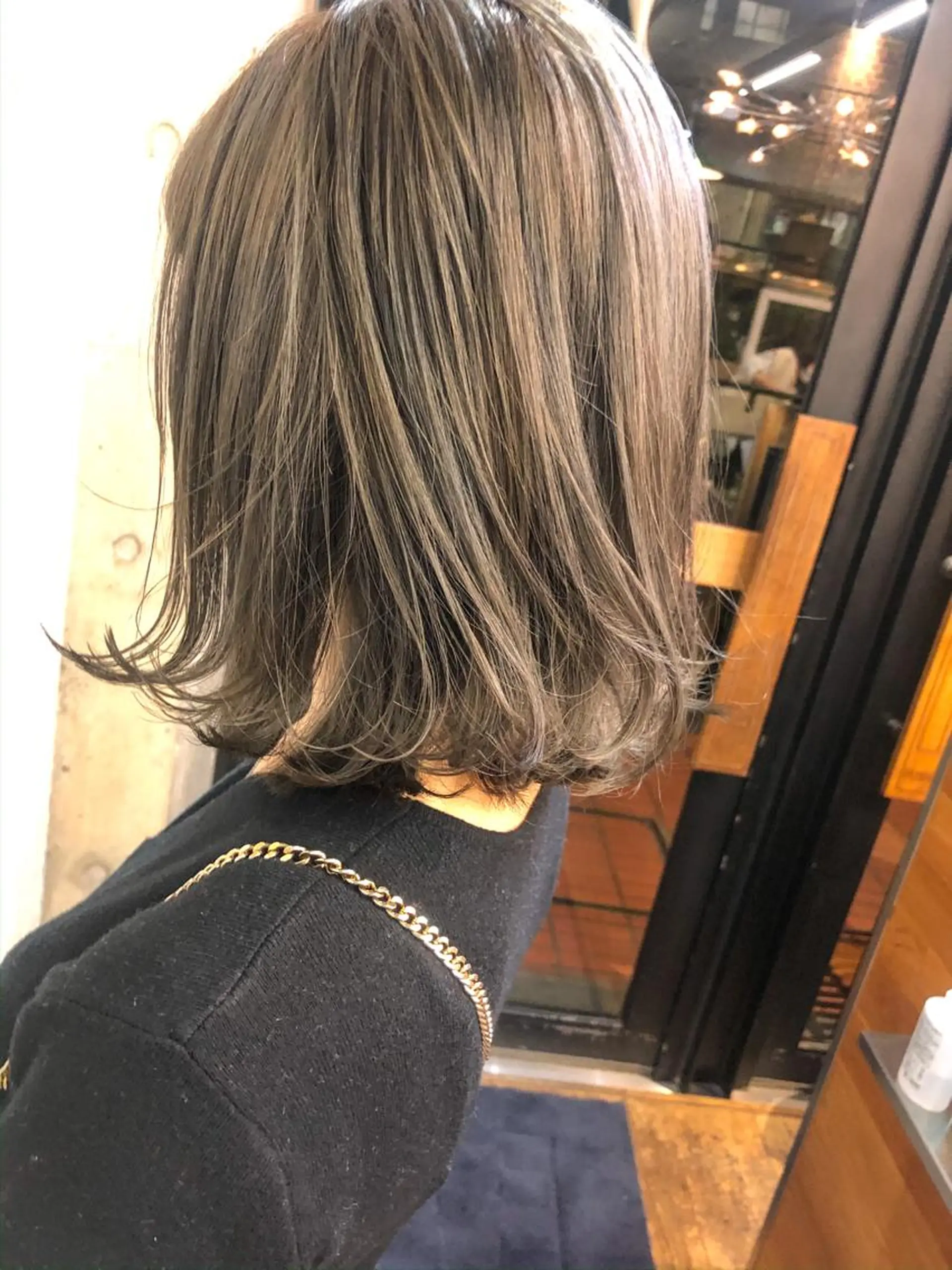 ミディアム カラー アッシュ オリーブアッシュ カット ヘアカラー トリートメント センスをお届けします 大谷将生infpのヘアスタイル