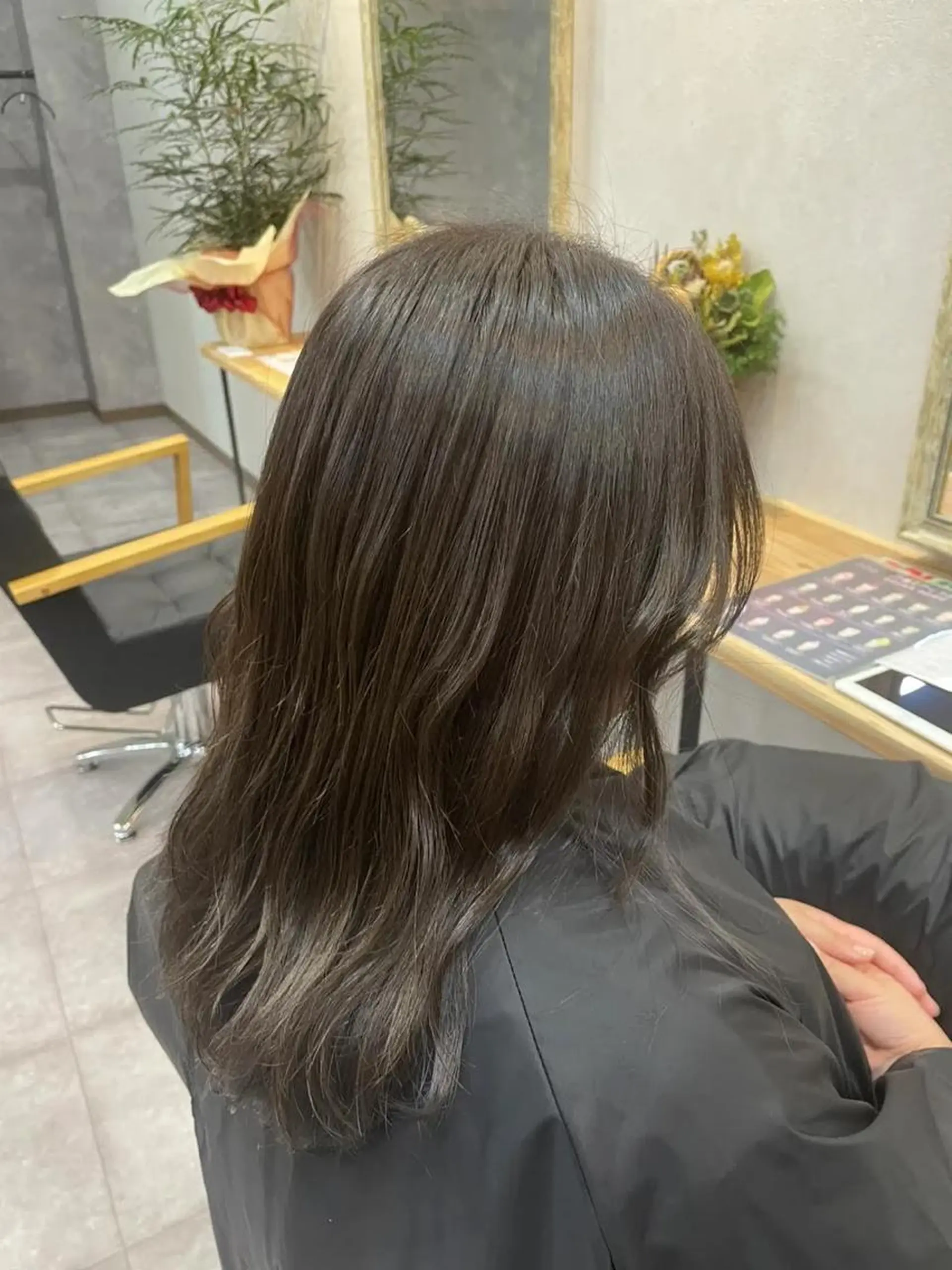 ロング カラー 透明感カラー ショートカット募集中 クワバラのヘアスタイル