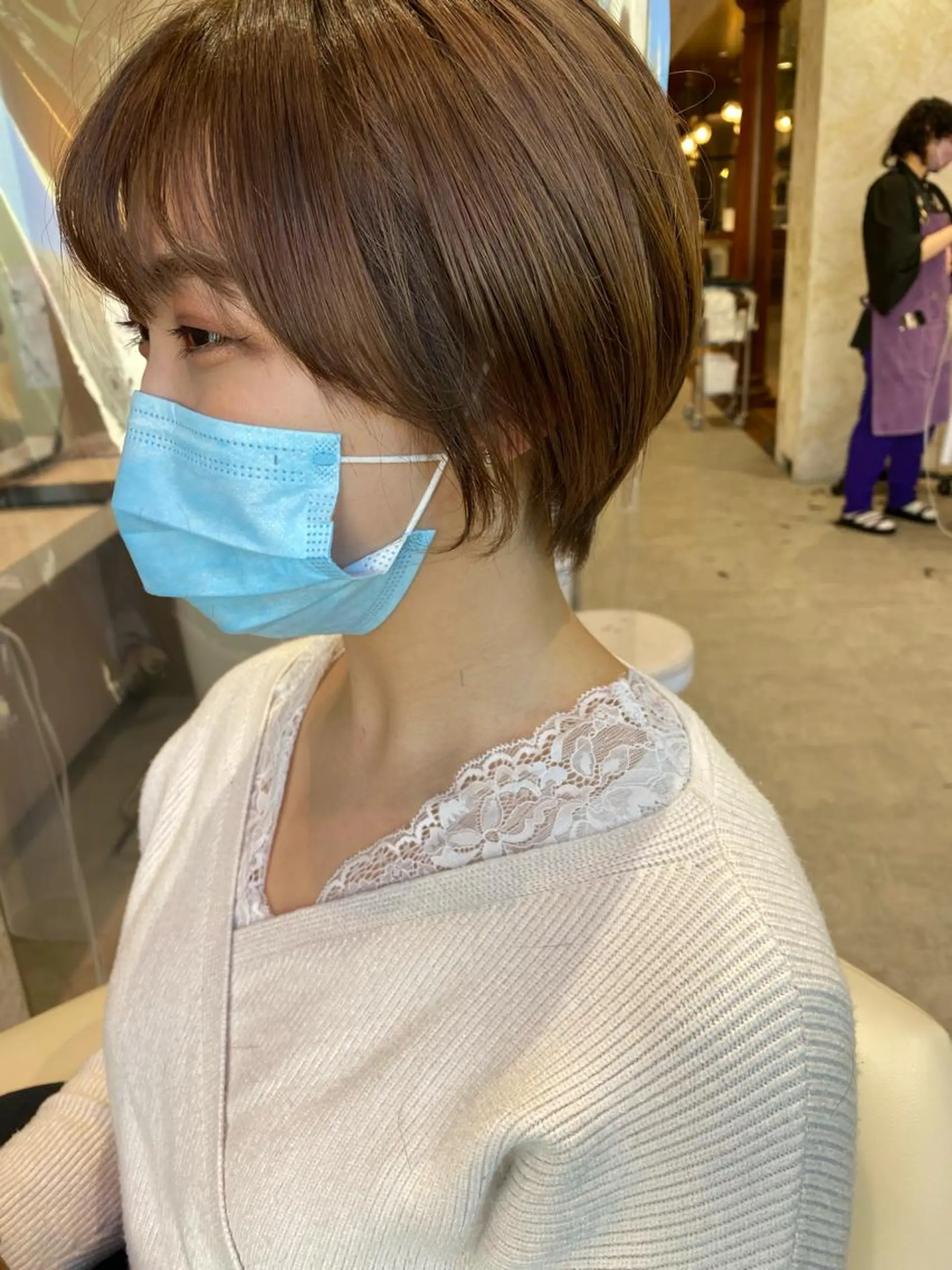 ショート 店長/mao/ 前髪/顔周りカットのヘアスタイル