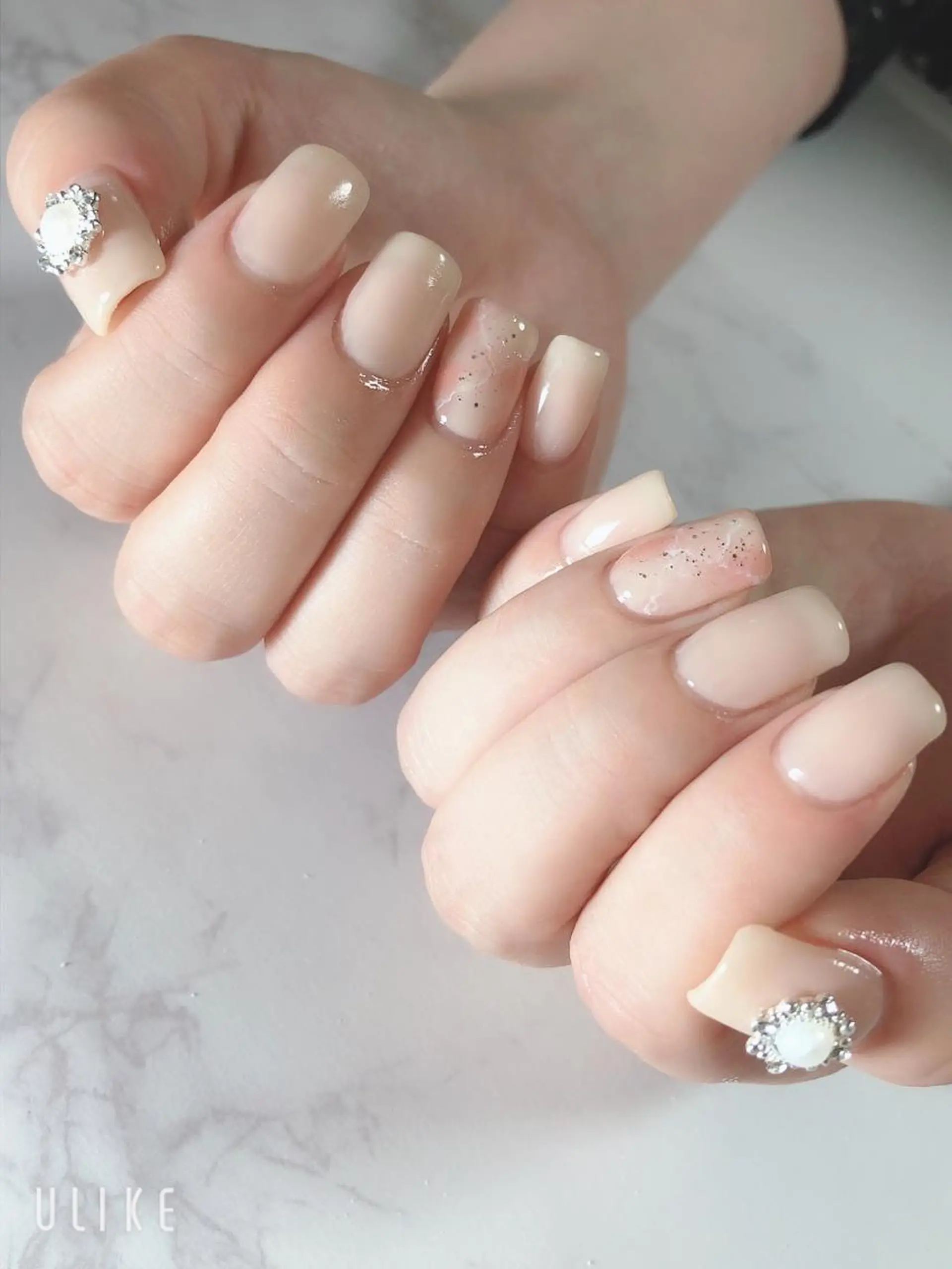 ネイル アートネイル 大理石ネイル(マーブル) Nailsalon Luanaのネイルデザイン