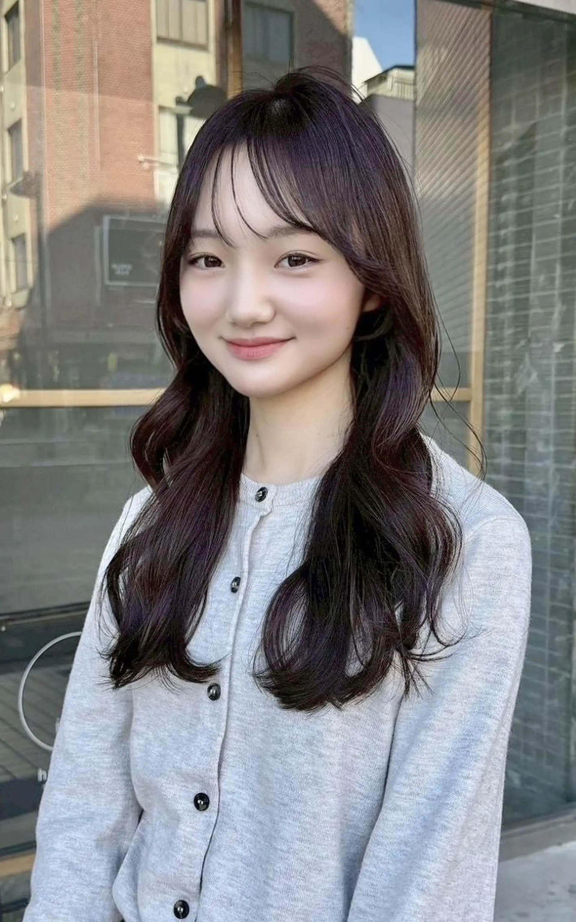 ロング カラー ヘアセット 韓国/ボブ/まつパ 🩰aikaのヘアスタイル