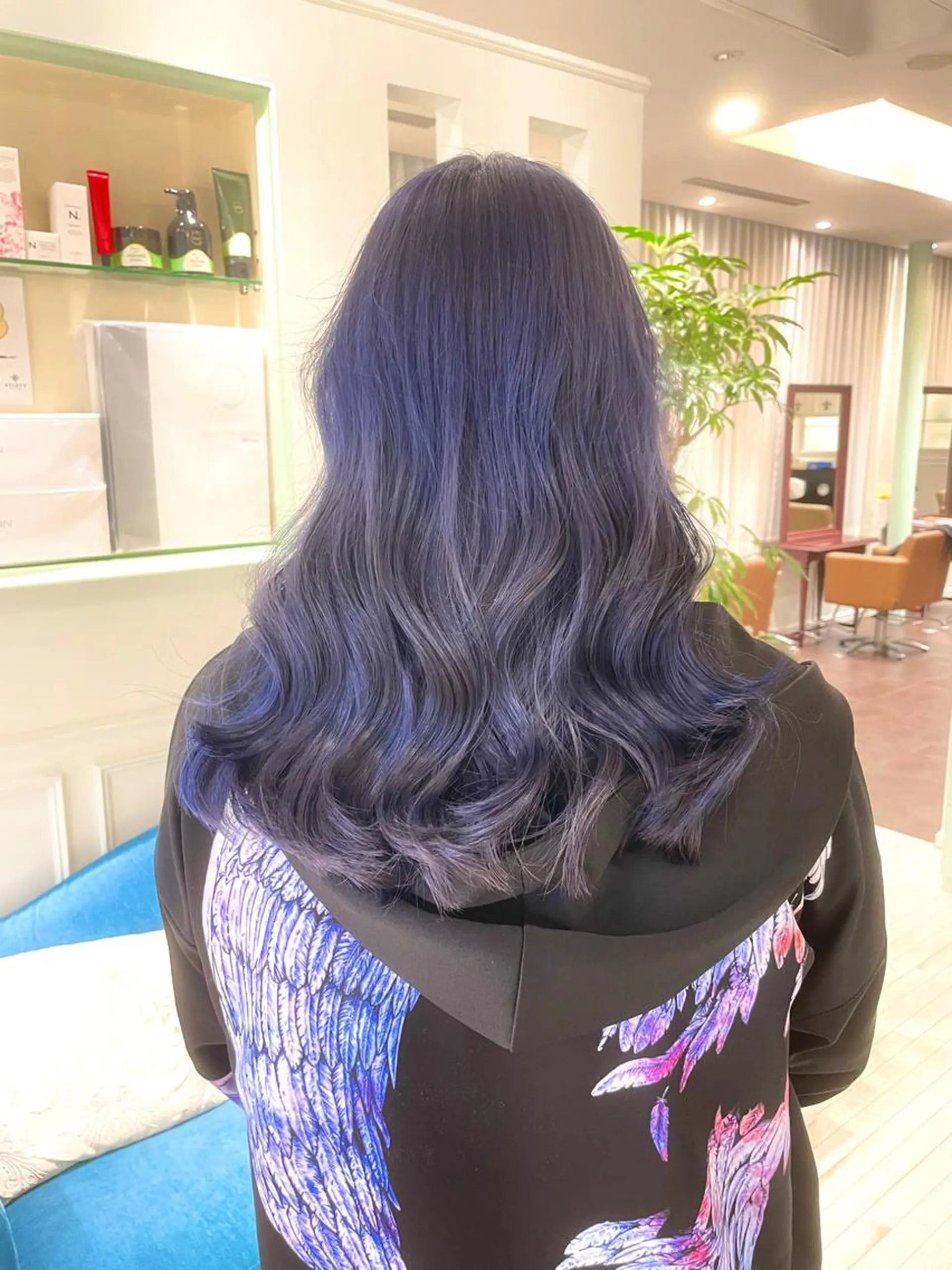 ロング カラー ヘアアレンジ 🧸ハイトーン🧸 ゆっきー🧸のヘアスタイル