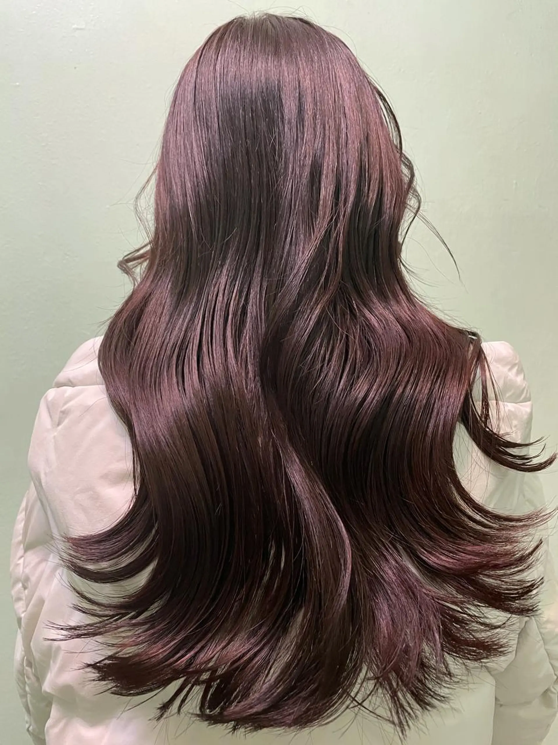 ロング 顔周りカット ヨシンモリ レイヤーカット モテ髪🎀aoi/ ヘアメ/カラー/池袋のヘアスタイル