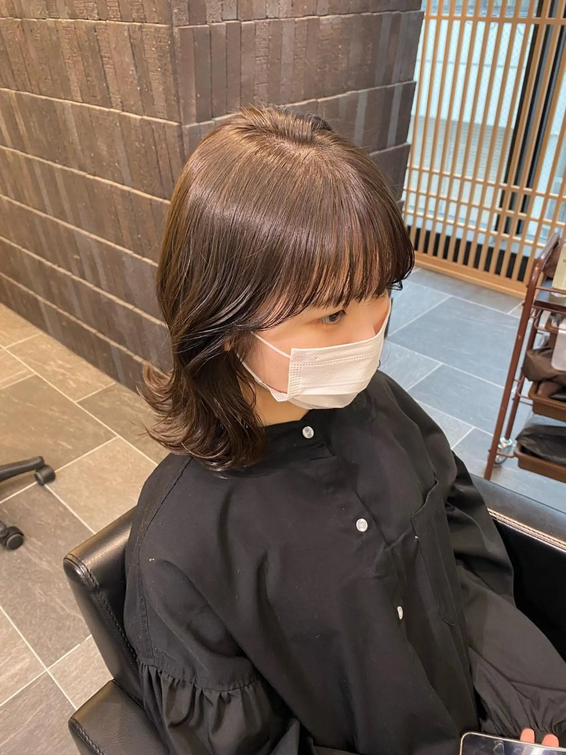 ミディアム くびれヘア トリートメント カット トリートメント ラテ渋谷所属・【副店長/縮毛矯正】 小野沢駿弥のヘアスタイル