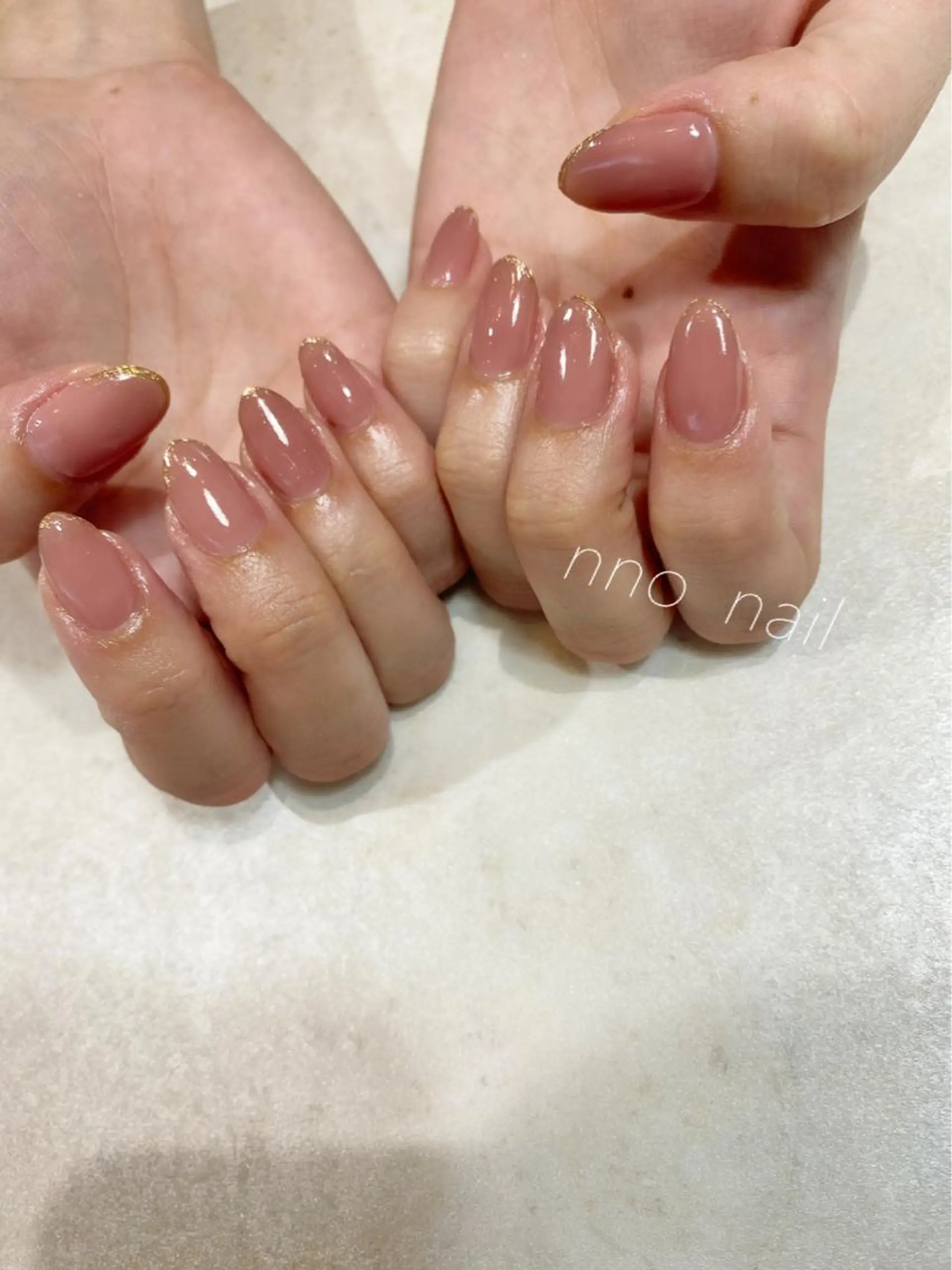 ネイル アートネイル ワンカラーネイル ハンドネイル nno nailのネイルデザイン