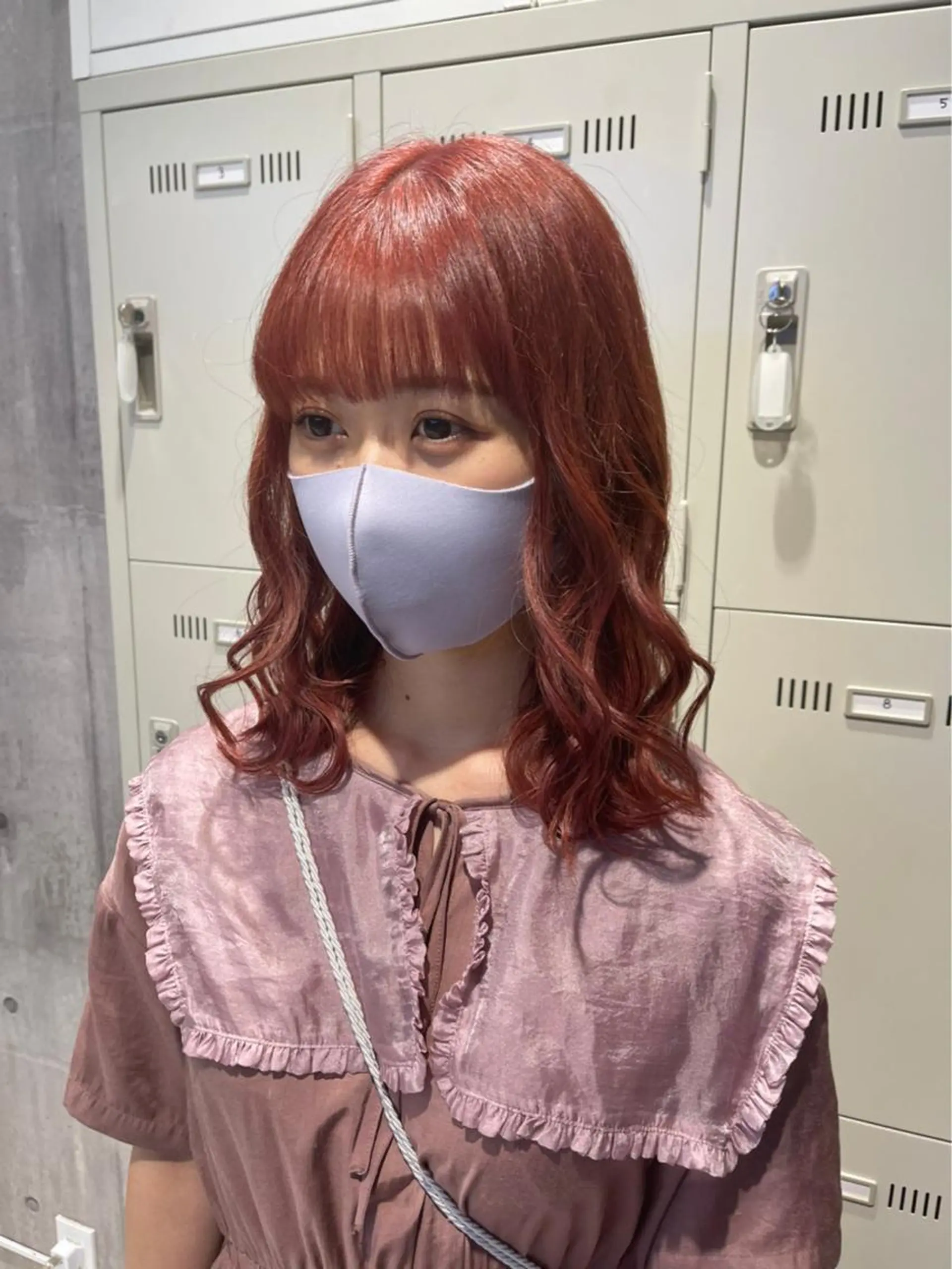 ミディアム カラー アッシュ アッシュグレー アッシュグレージュ バレイヤージュ ミストバング カット ヘアカラー トリートメント ダブルカラー特化💍 tiam💍韓国ヘアのヘアスタイル