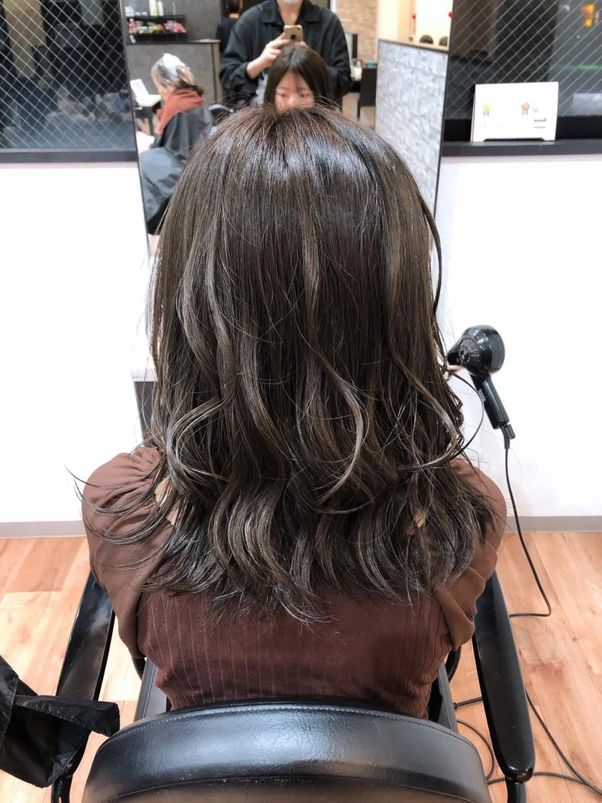 カラー 太白区/白髪ぼかし ハイライト/千葉達人のヘアスタイル