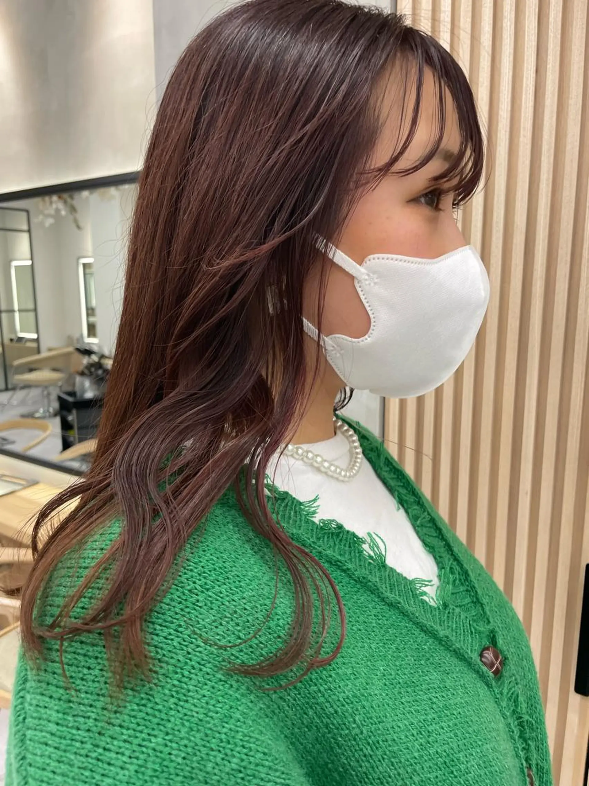 セミロング レイヤー縮毛矯正 ささきすずね💗のヘアスタイル