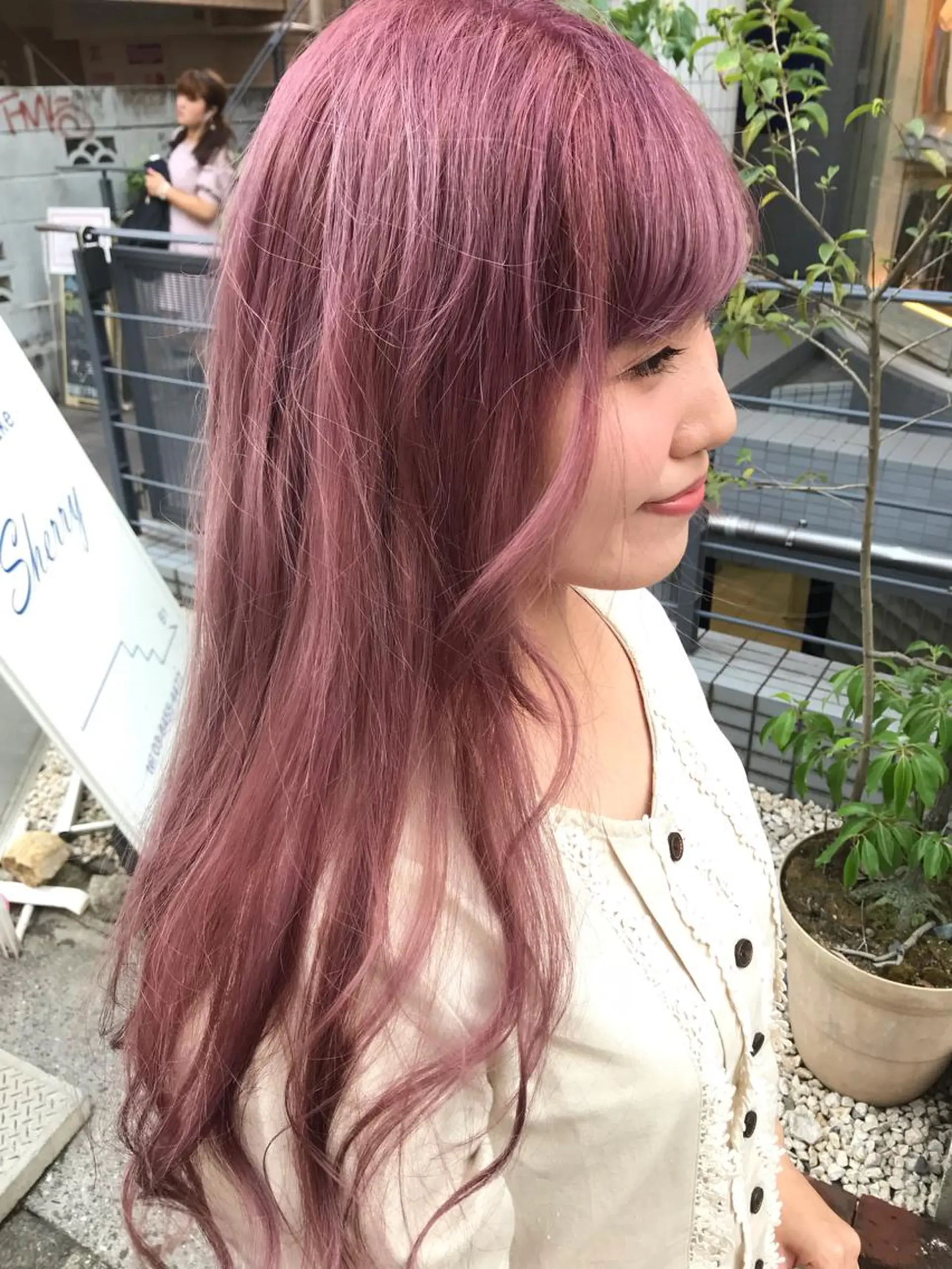 ロング カラー パーマ ヘアアレンジ メンズ キッズ ネイル マツエク・マツパ 神山 昌子のヘアスタイル