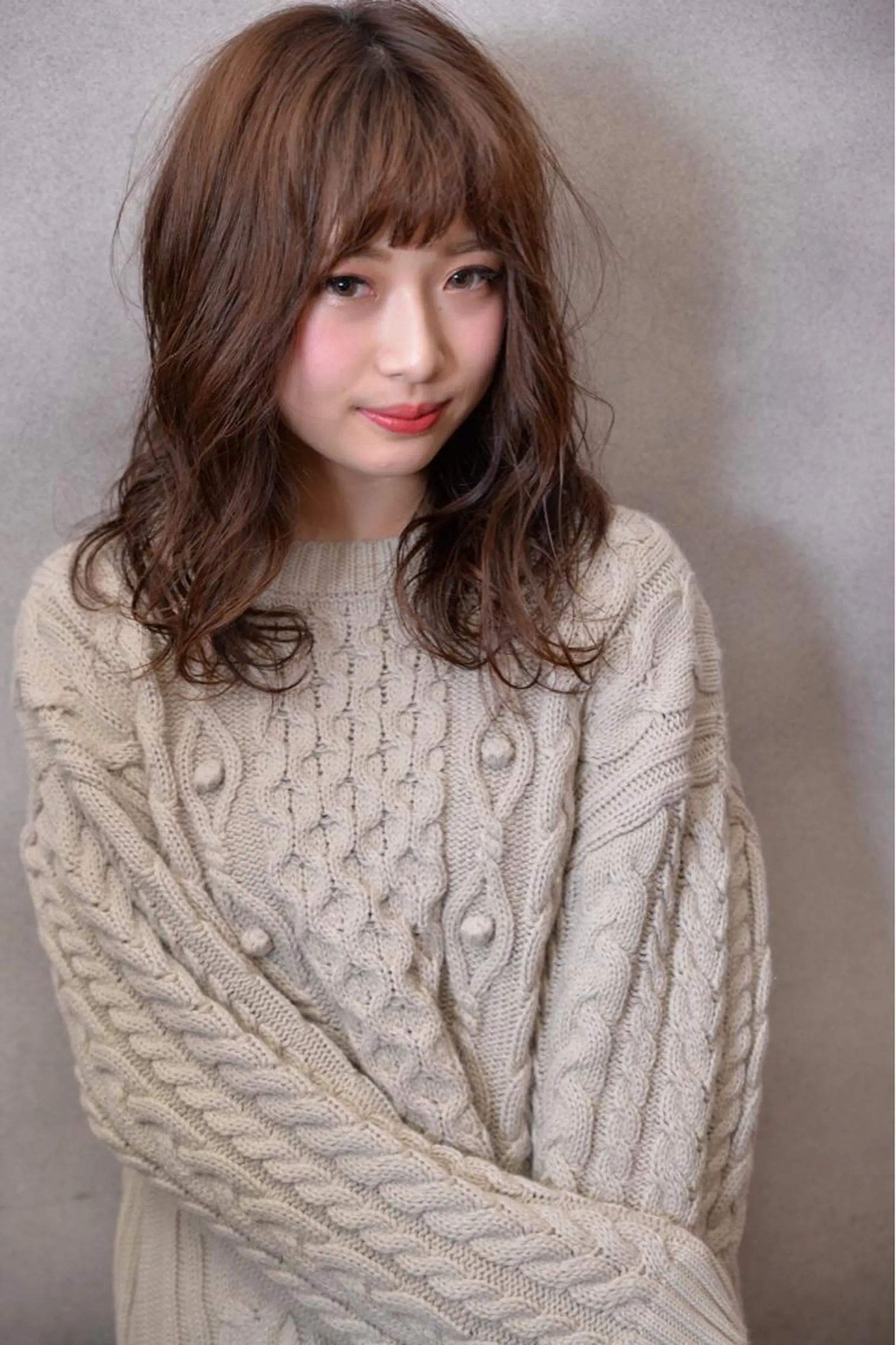 セミロング channel 大澤俊文のヘアスタイル