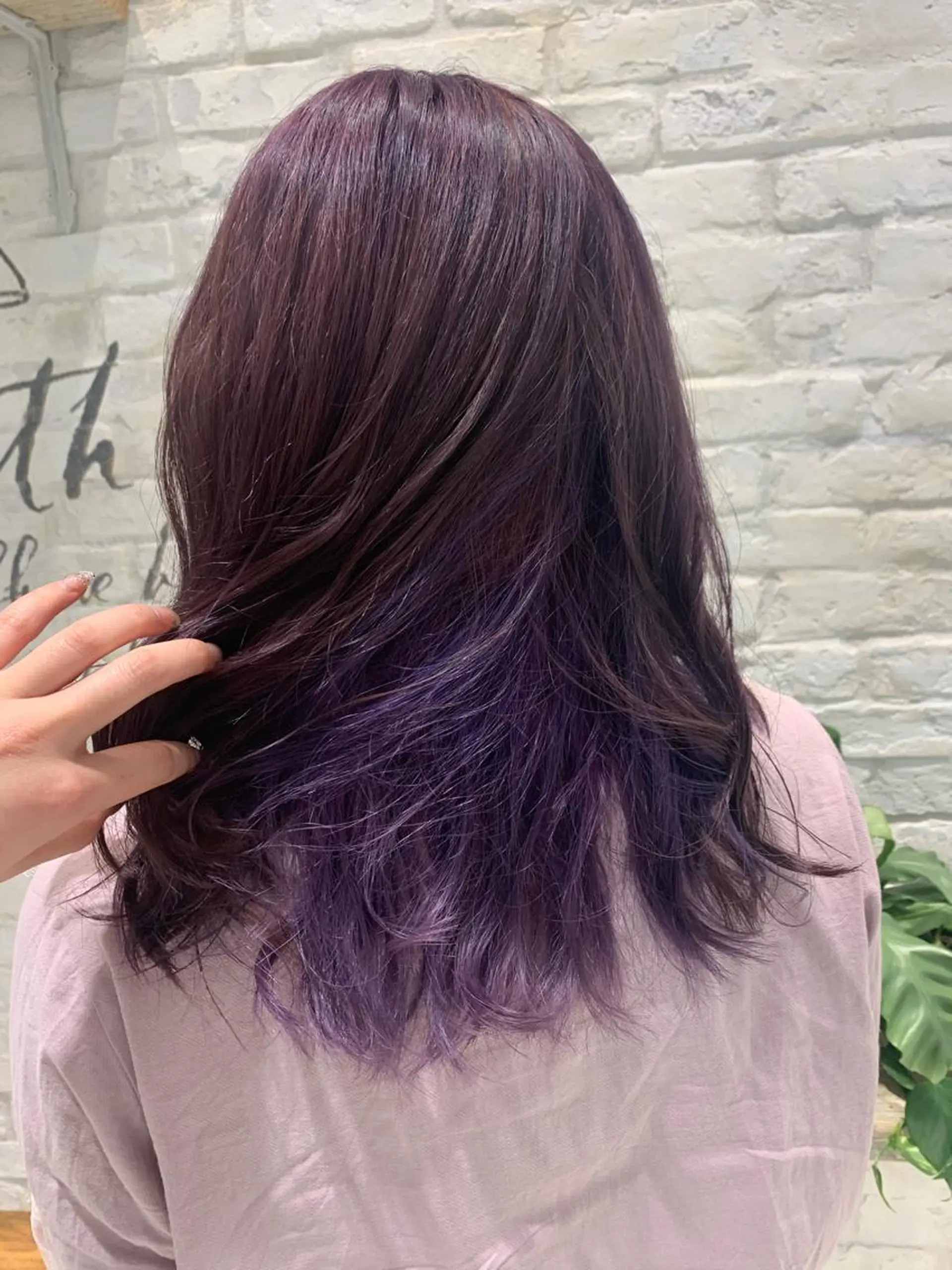 カラー 透明感カラー EARTH  紫竹山 🦋本間未来🦋のヘアスタイル