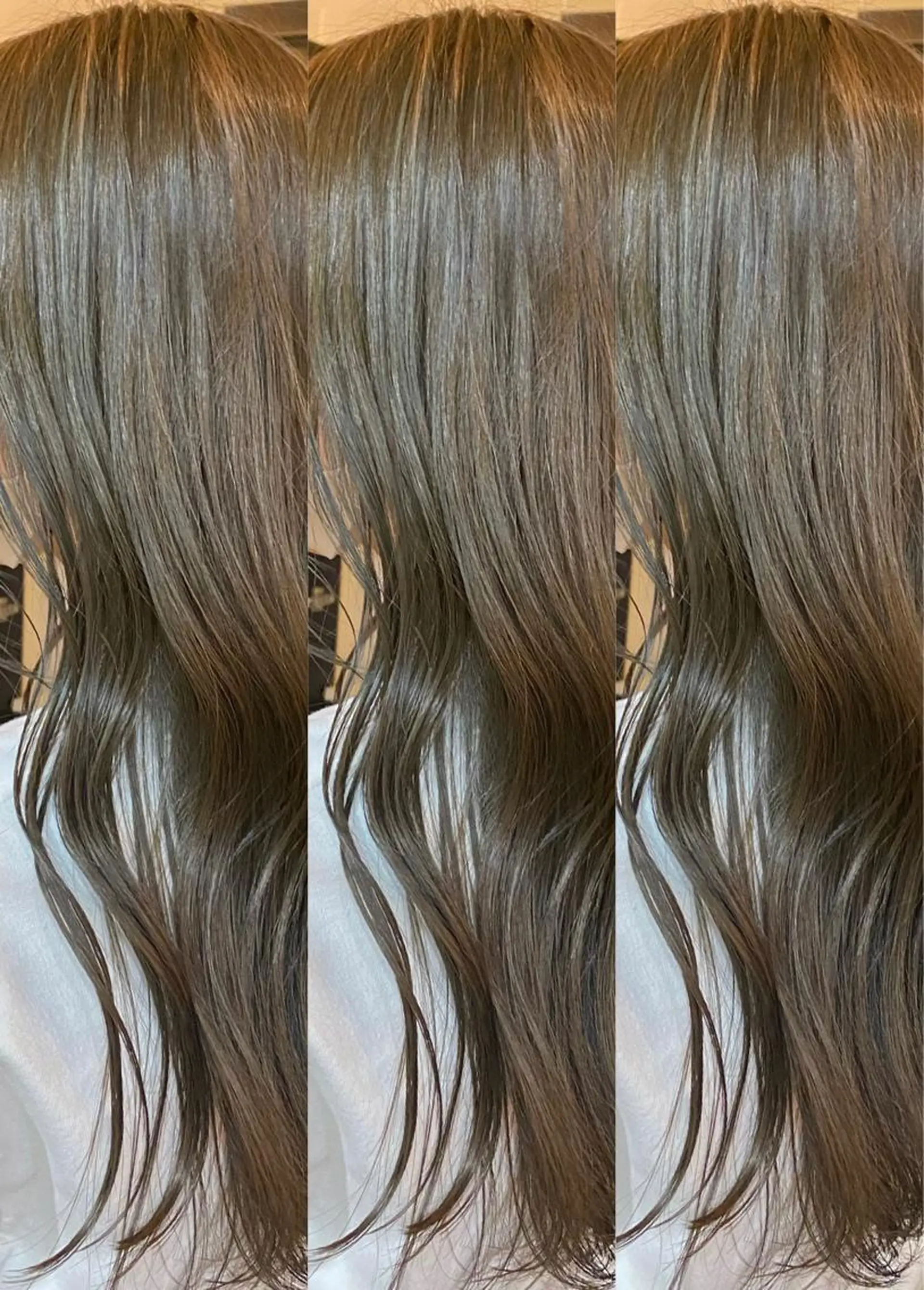 セミロング カラー カット ヘアカラー トリートメント Steelo  渋谷所属・✴︎赤み除去カラー daichi✴︎のヘアスタイル