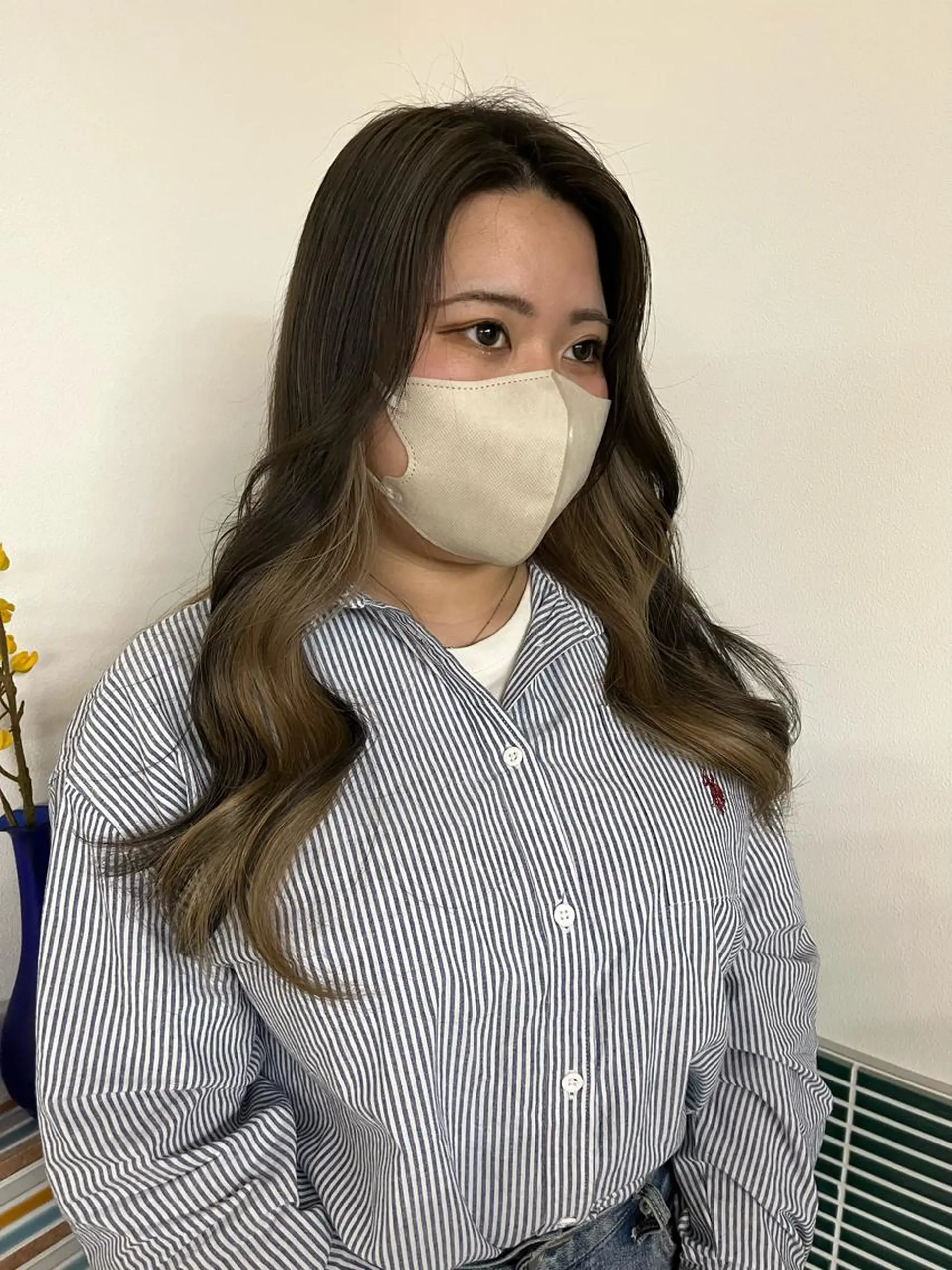 ロング カラー ブリーチ インナーカラー 🩷ハイトーン透明感 レイヤー🩷ユリカのヘアスタイル