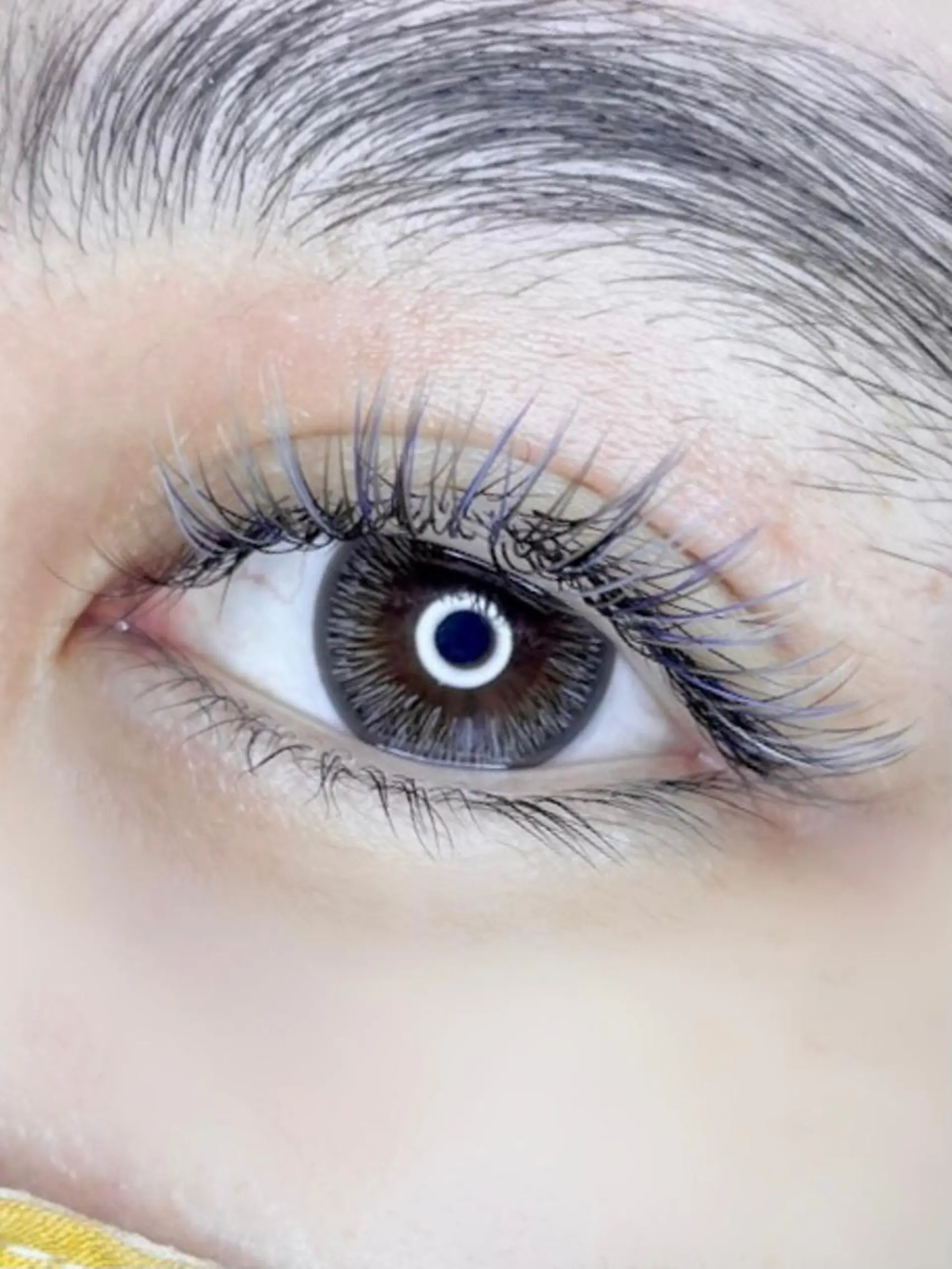 マツエク・マツパ Cカール カラーマツエク フラットラッシュ YUNIKO eyelashのマツエク・マツパデザイン