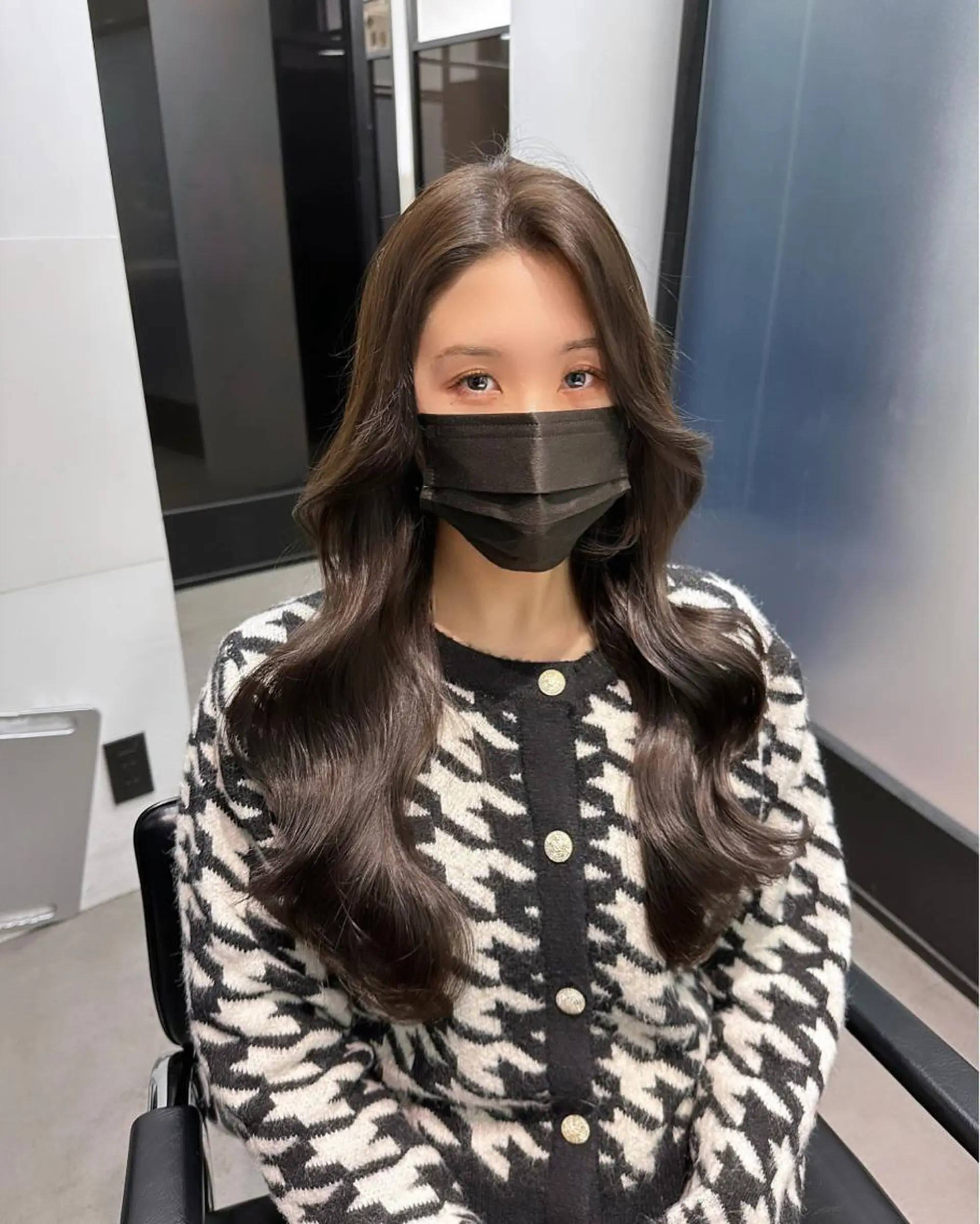 ミディアム カラー 韓国ヘア 店長NEGIのヘアスタイル