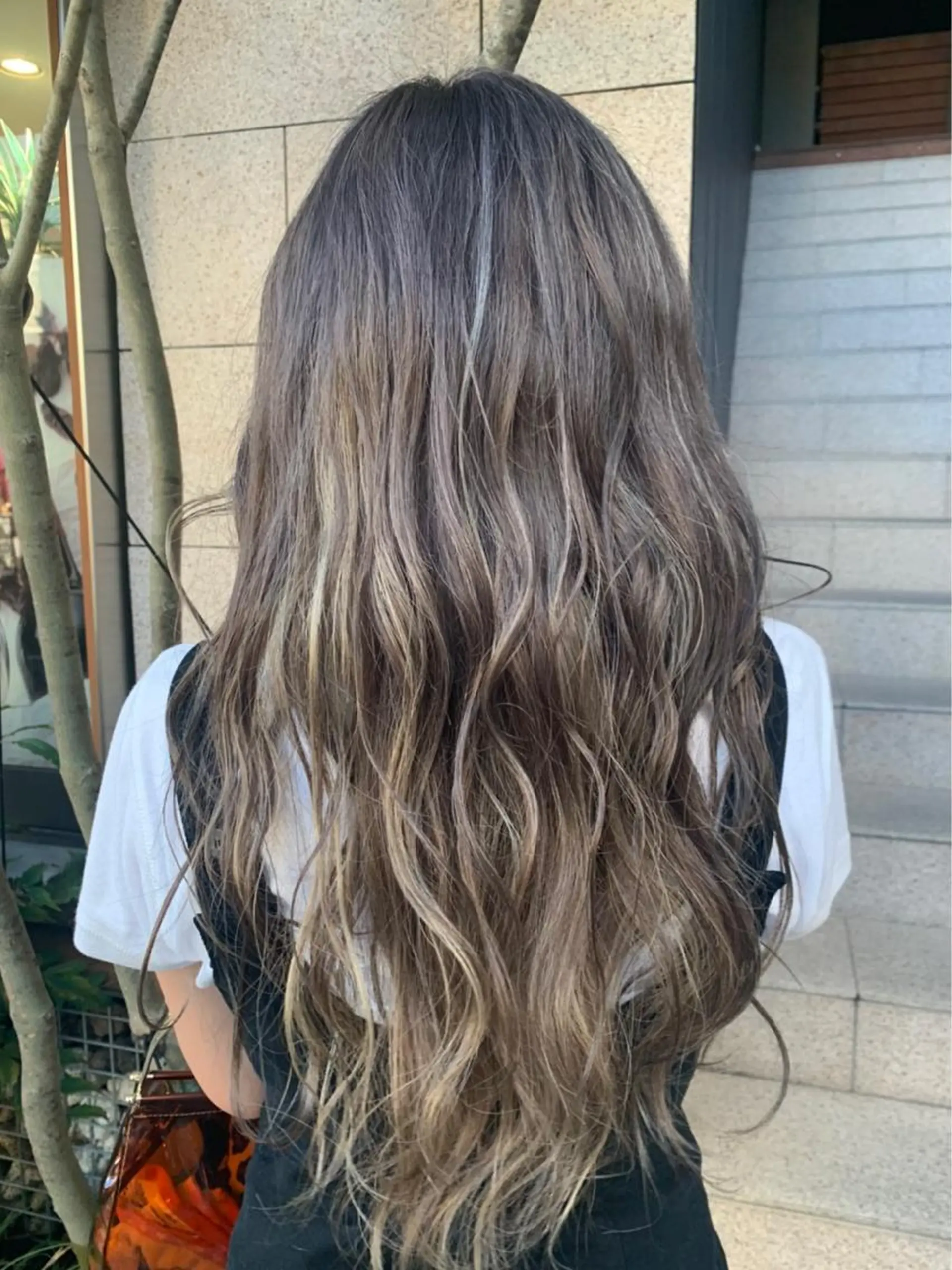 セミロング カラー ヘアアレンジ 柳井 準平のヘアスタイル