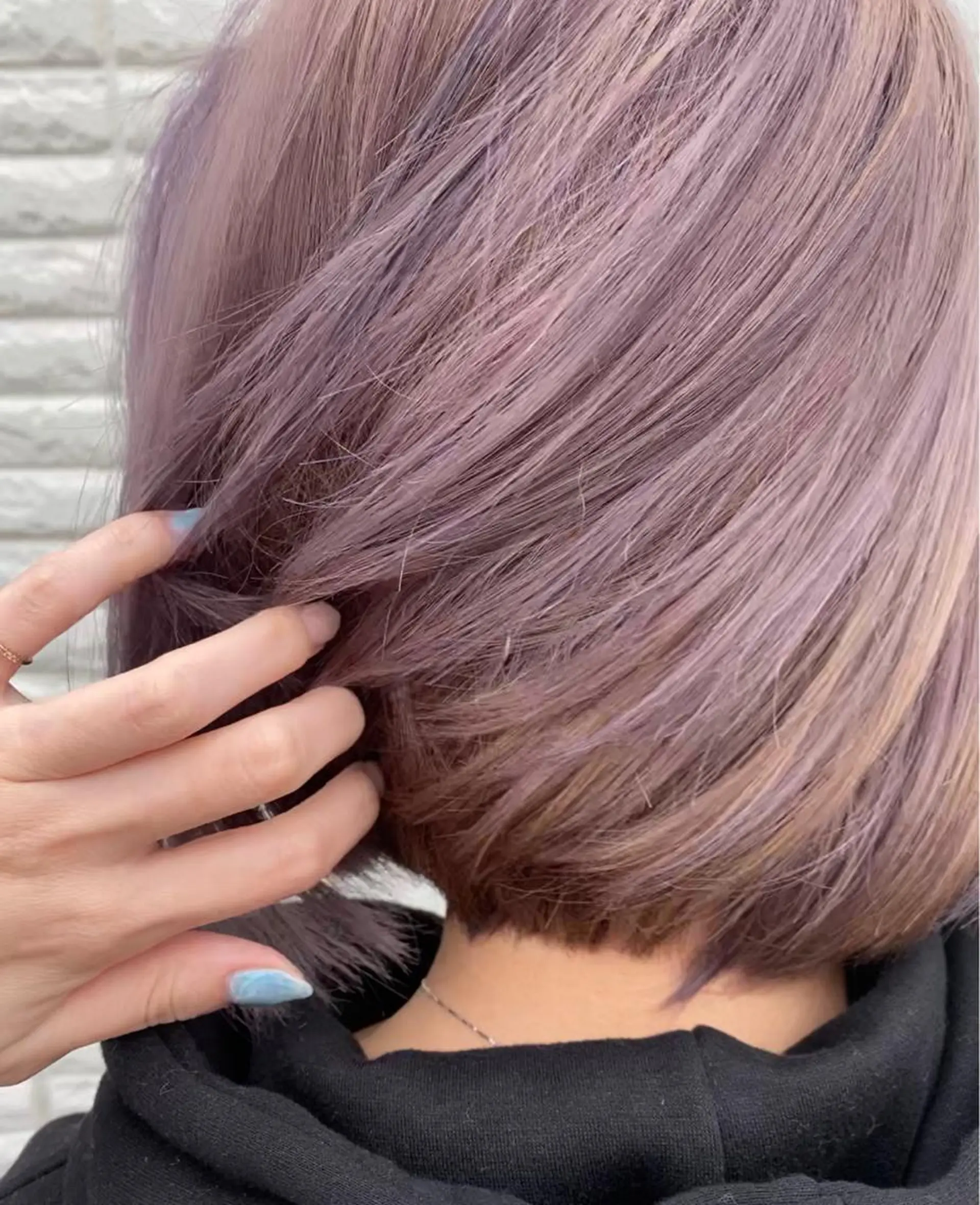 ショート カラー ハイライトカラー ハイライト ヘアカラー Tendre Rêveのマツエク・マツパデザイン