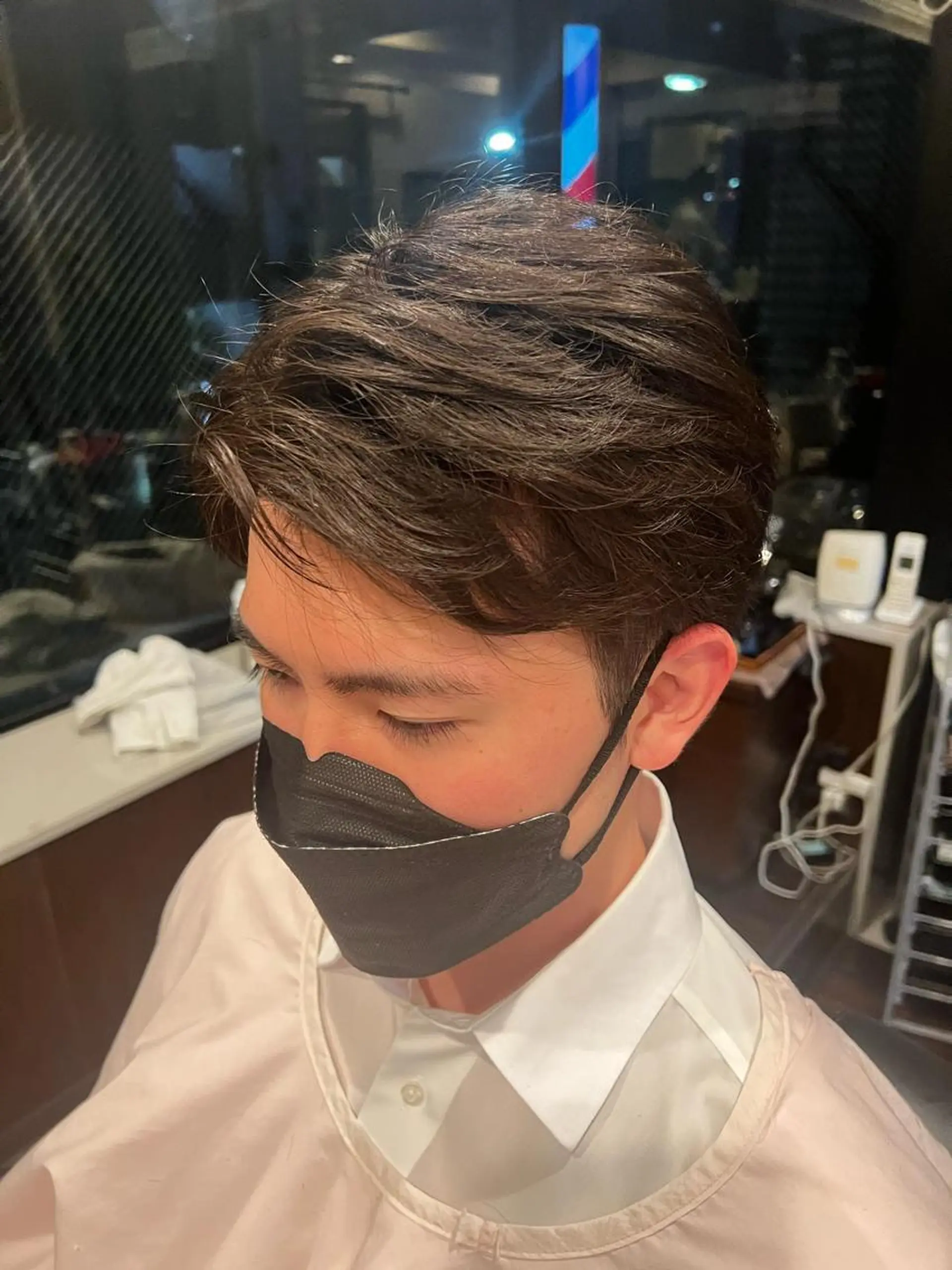 ショート 銀座バルビエグラン 角田雅樹（夜限定）のヘアスタイル