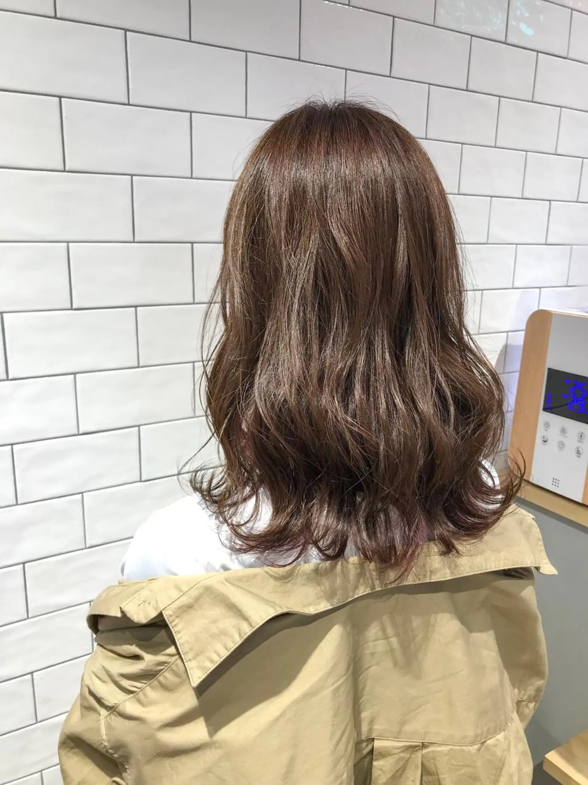 ミディアム カラー 原山 直人のヘアスタイル