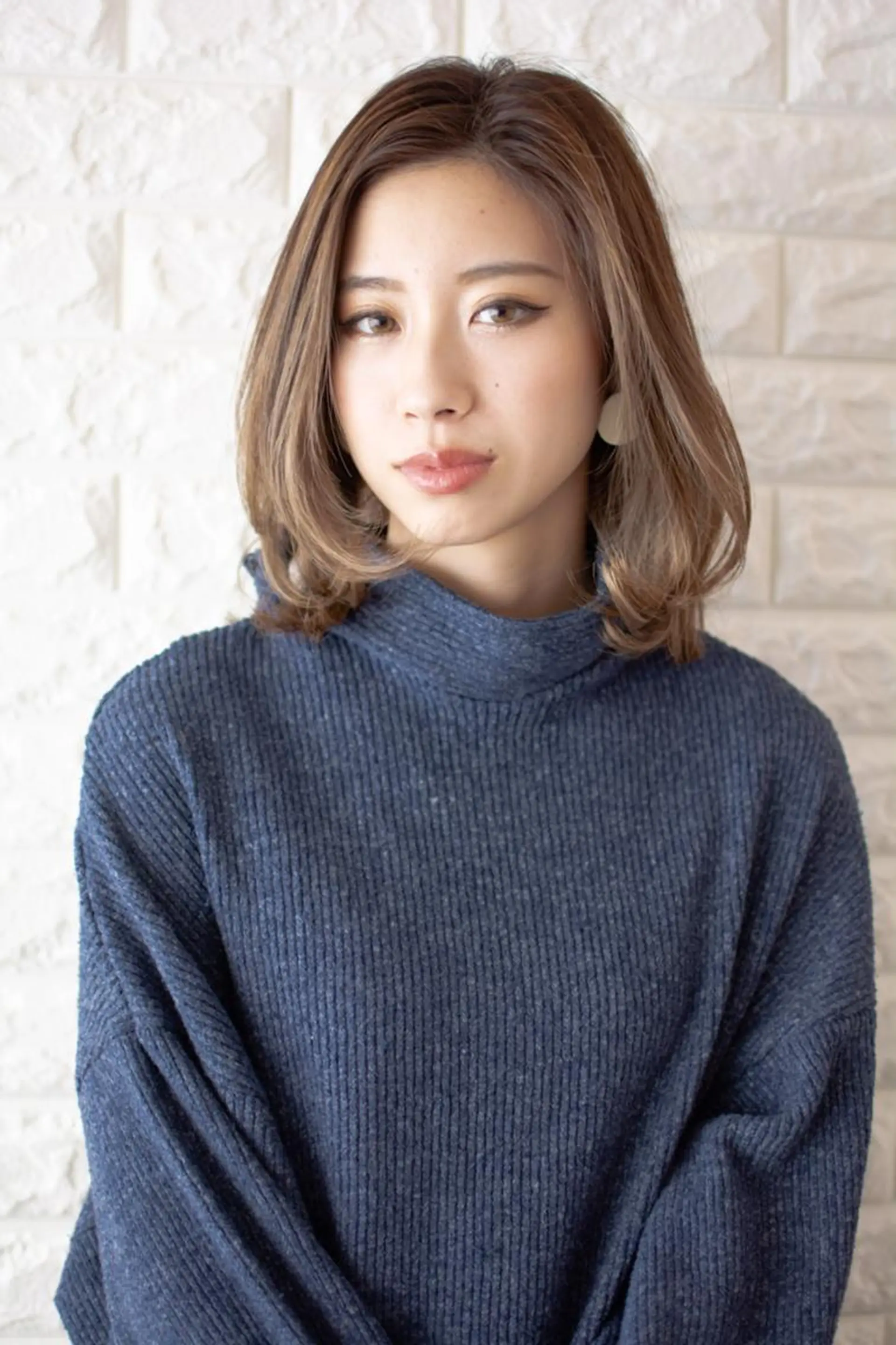 ミディアム カラー ショートボブ ベージュカラー ブルーカラー ブルージュ グレージュ カット ヘアカラー トリートメント 斉藤 正敏のその他イメージ