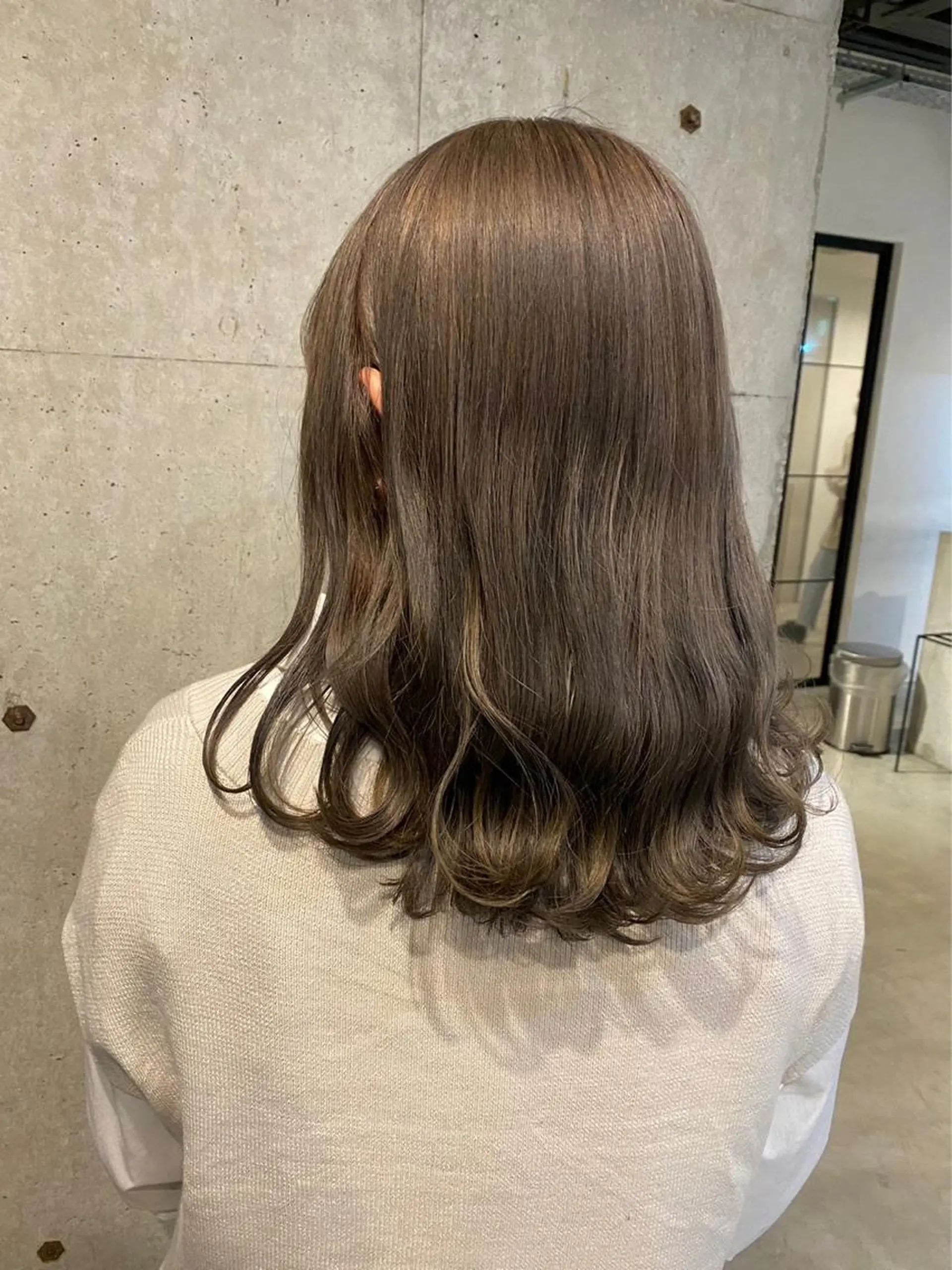セミロング カラー ベージュカラー/ 新潟/万代/なお🎀のヘアスタイル