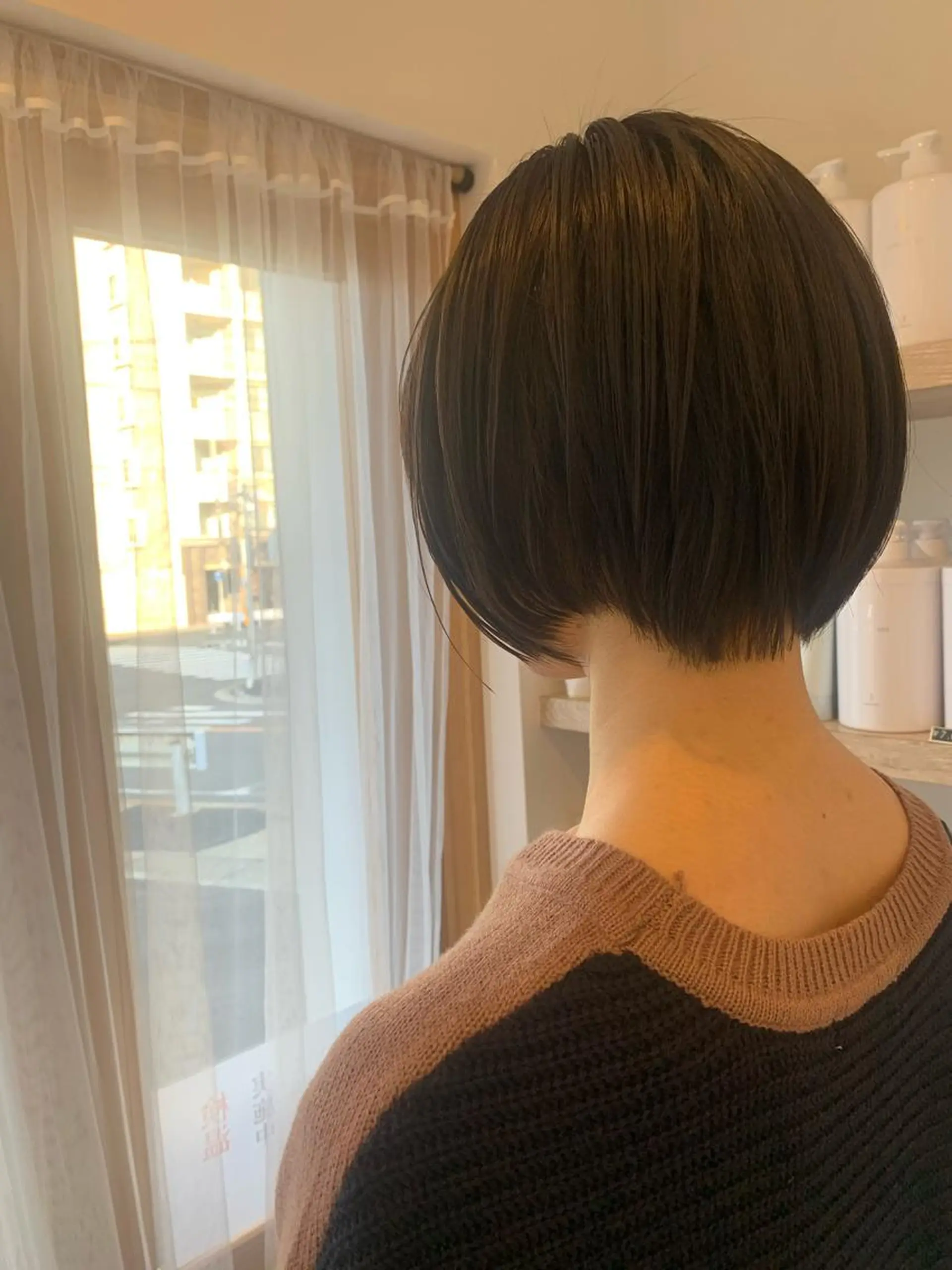 ショート カラー ショートボブ アッシュ ボブ ショートヘア カット ヘアカラー cher. 新井瑞希のヘアスタイル