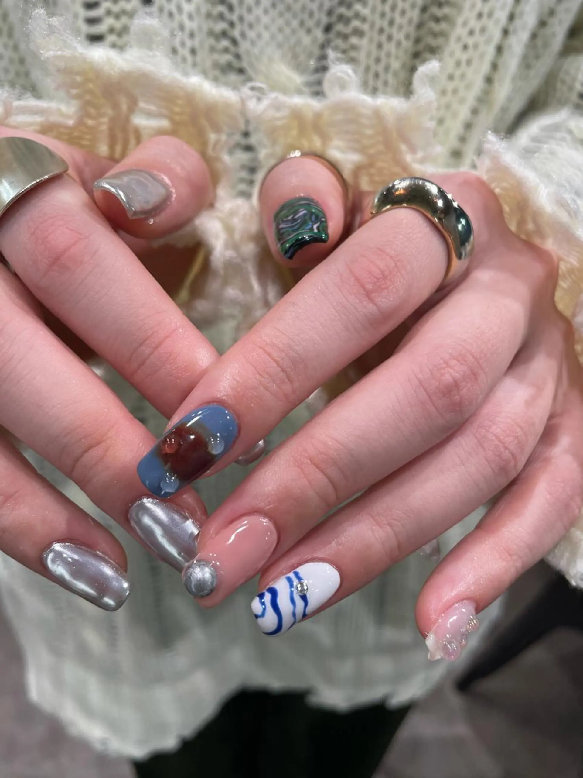 ネイル ハンドネイル ナチュラル透明感🌱 小山美樹子のヘアスタイル