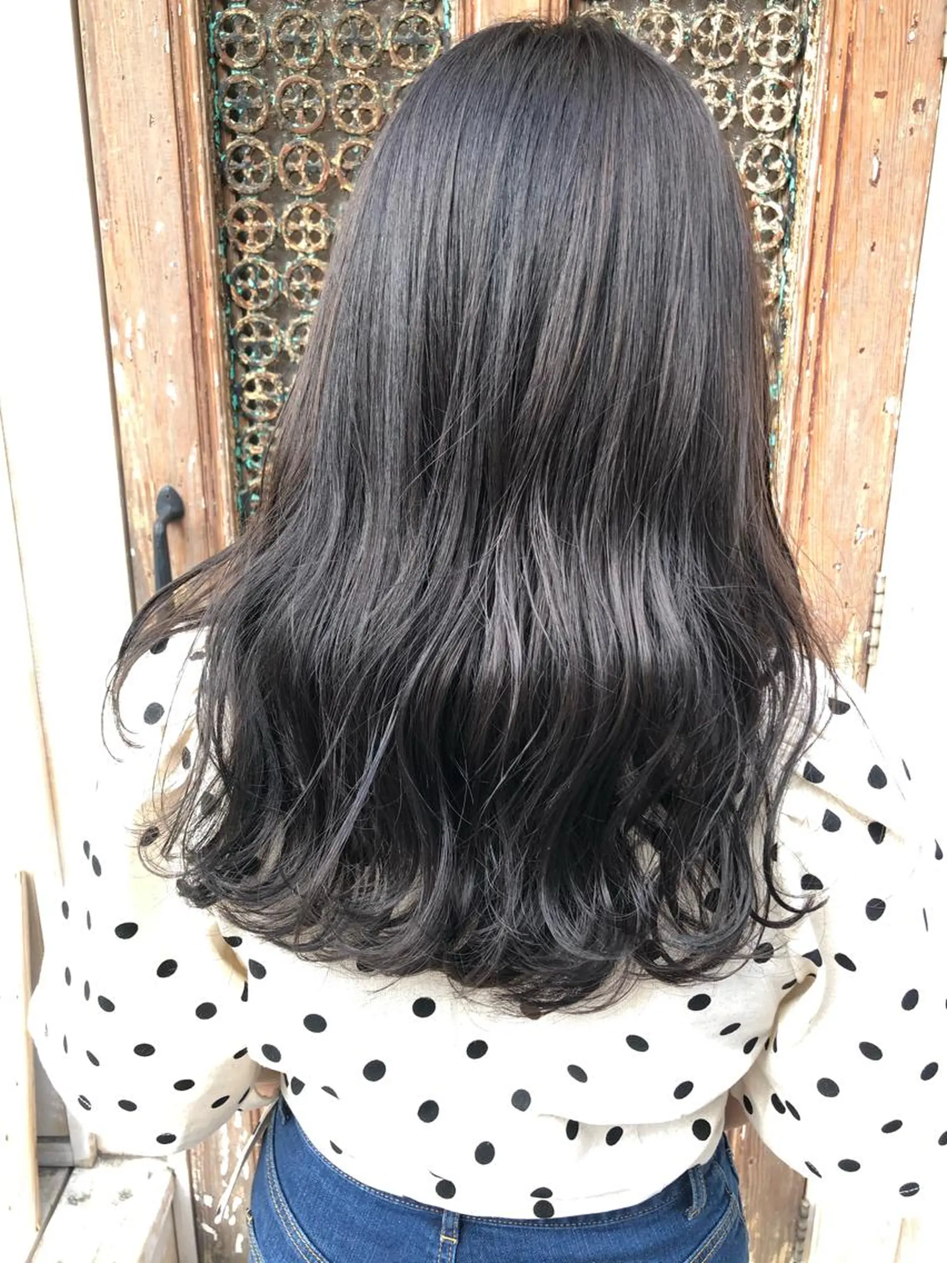 ロング ヘアカラー 舘野 太嘉宏のヘアスタイル