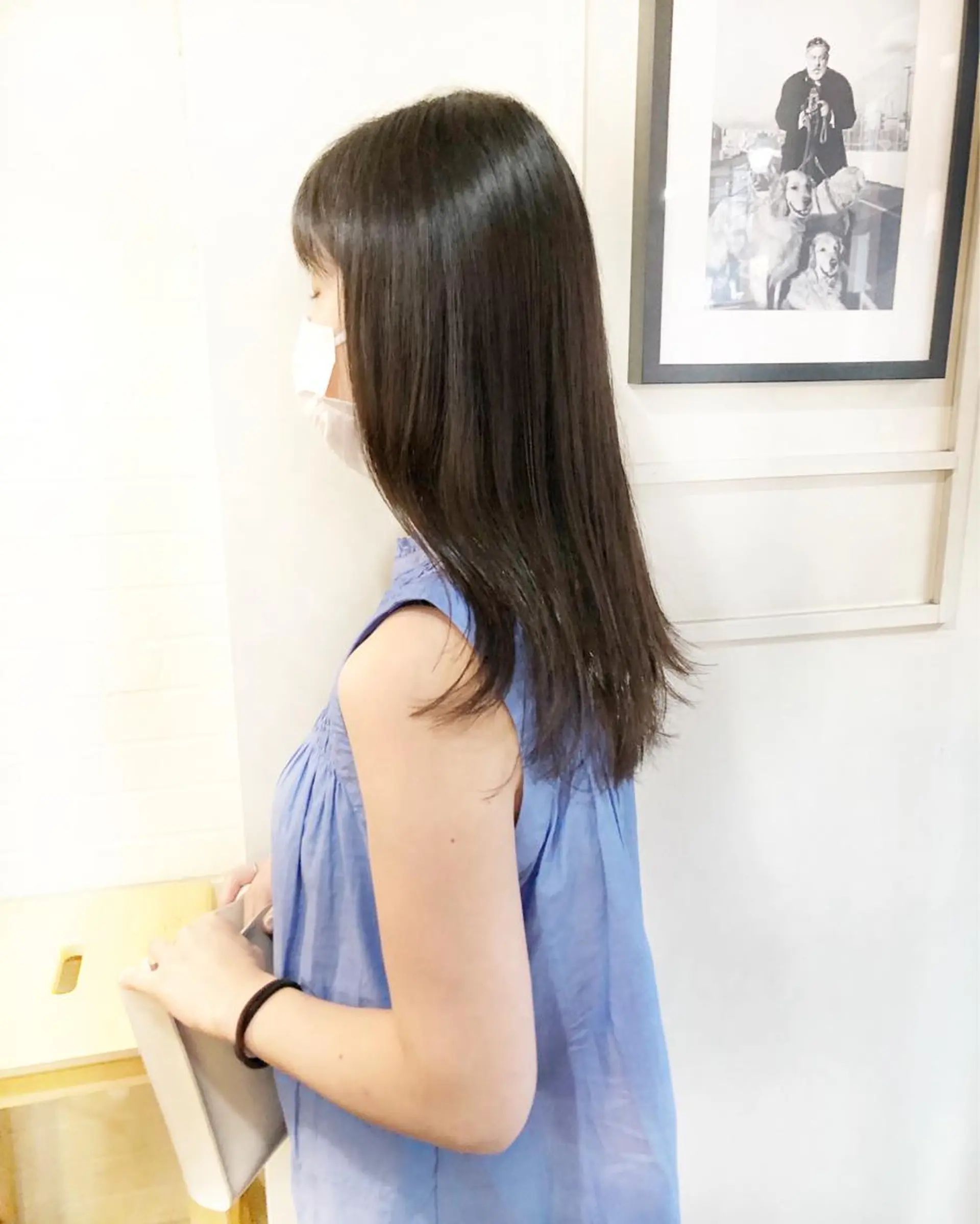 ロング カット 縮毛矯正 トリートメント 🌿ダブルカラー/ 明大前/中村渓太のヘアスタイル