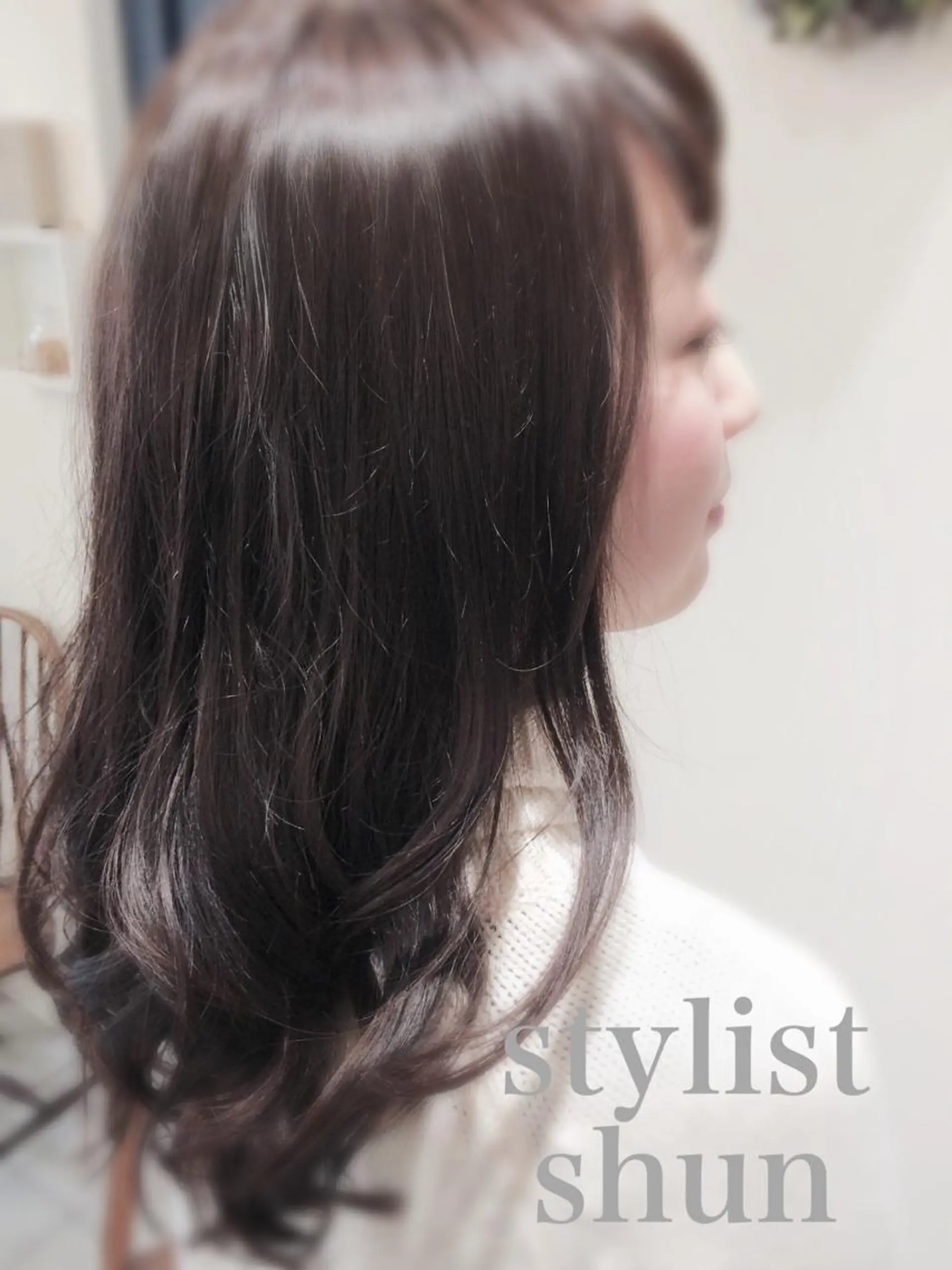 ミディアム セミロング ロング カラー LAGOM hair 《池袋》のヘアスタイル
