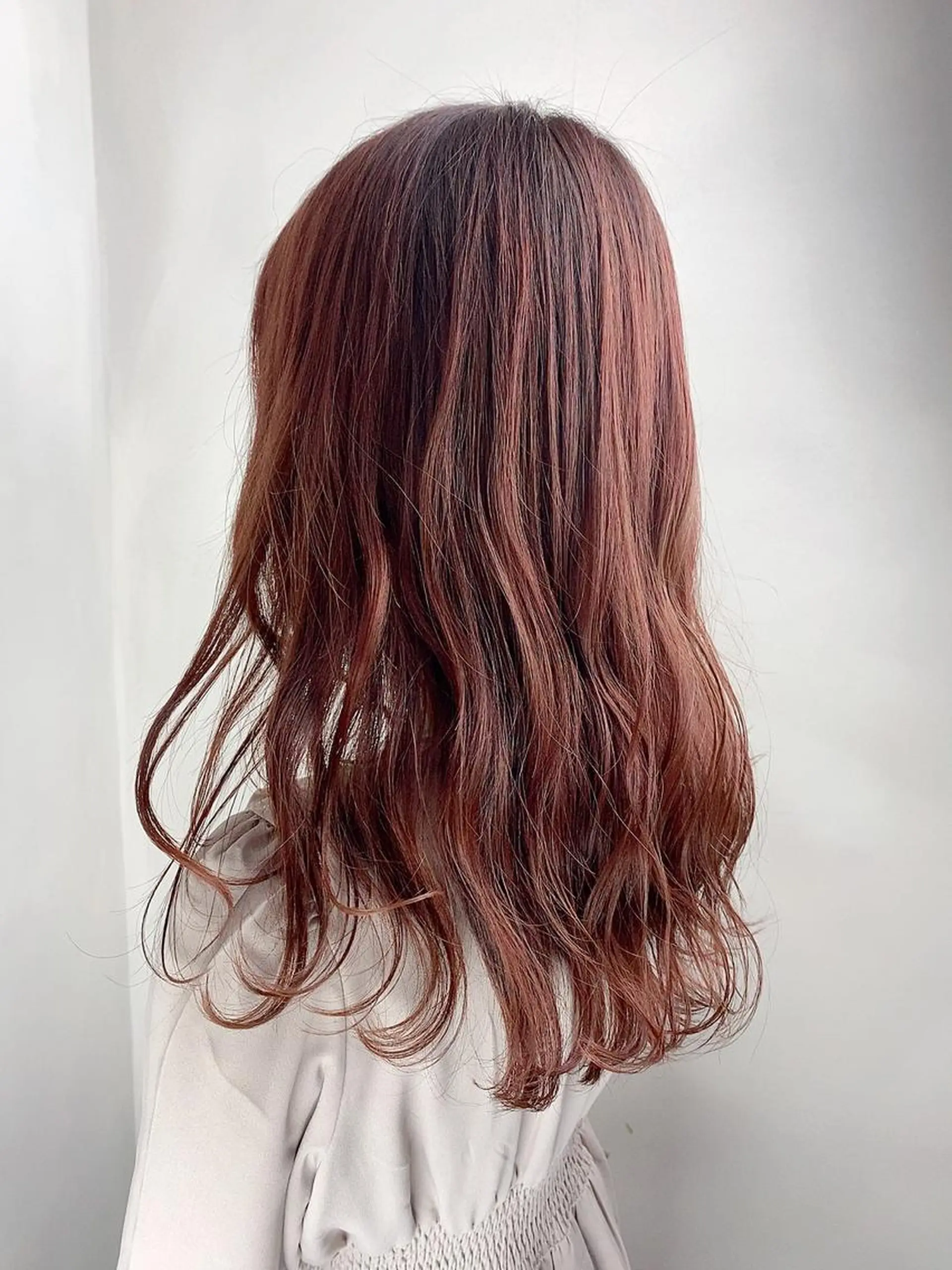 セミロング カラー ヘアカラー 重政 和樹のヘアスタイル