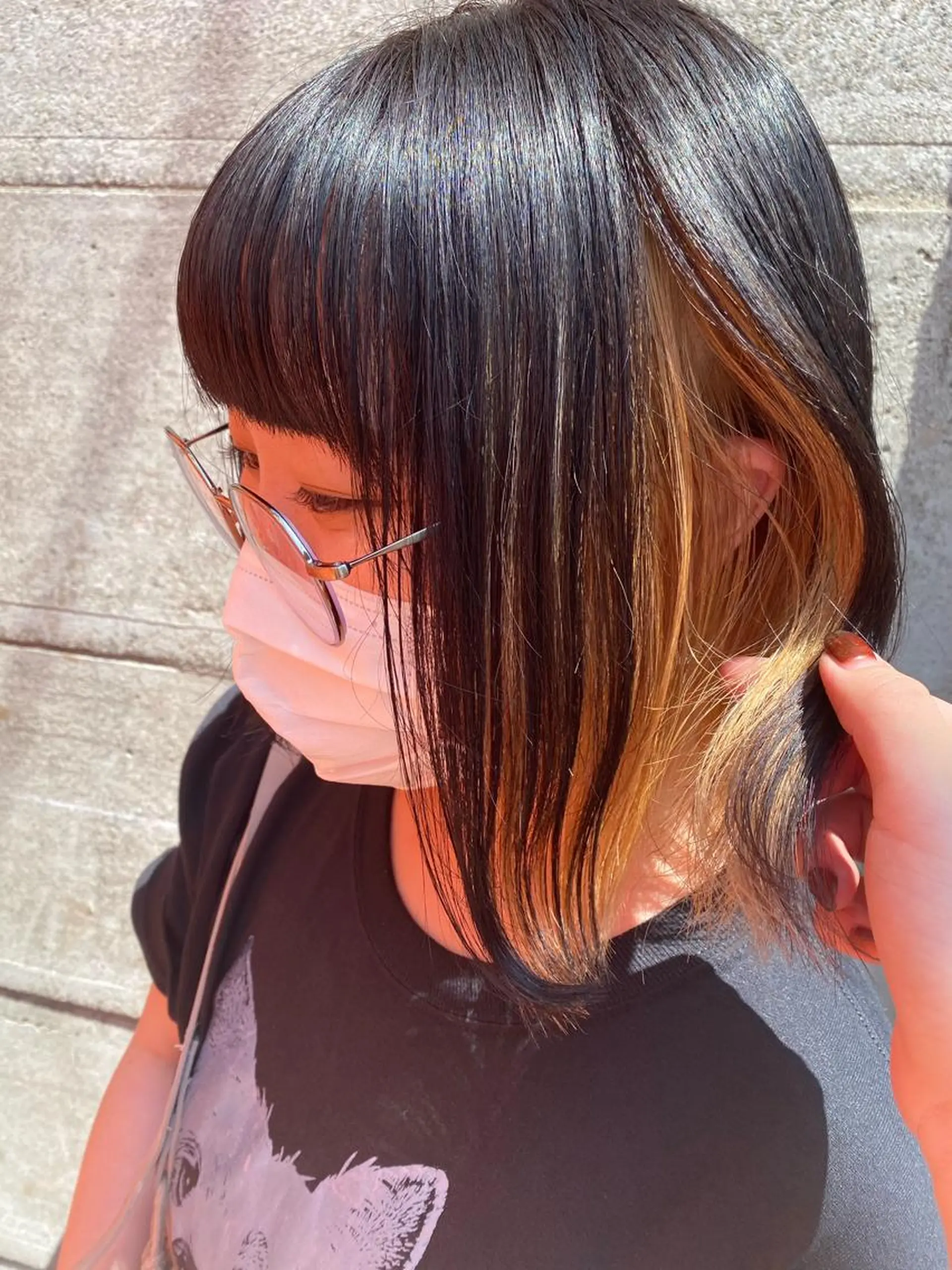 ショート カラー ヘアアレンジ satsuki 暖色・ブラウンカラーのヘアスタイル