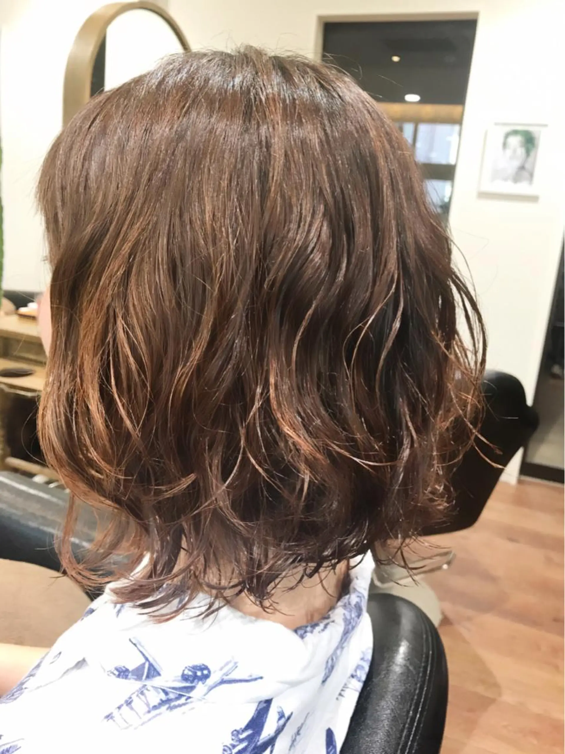 ミディアム パーマ ミディアムパーマ アザマ　ヤスカツ _rosso 川口のヘアスタイル