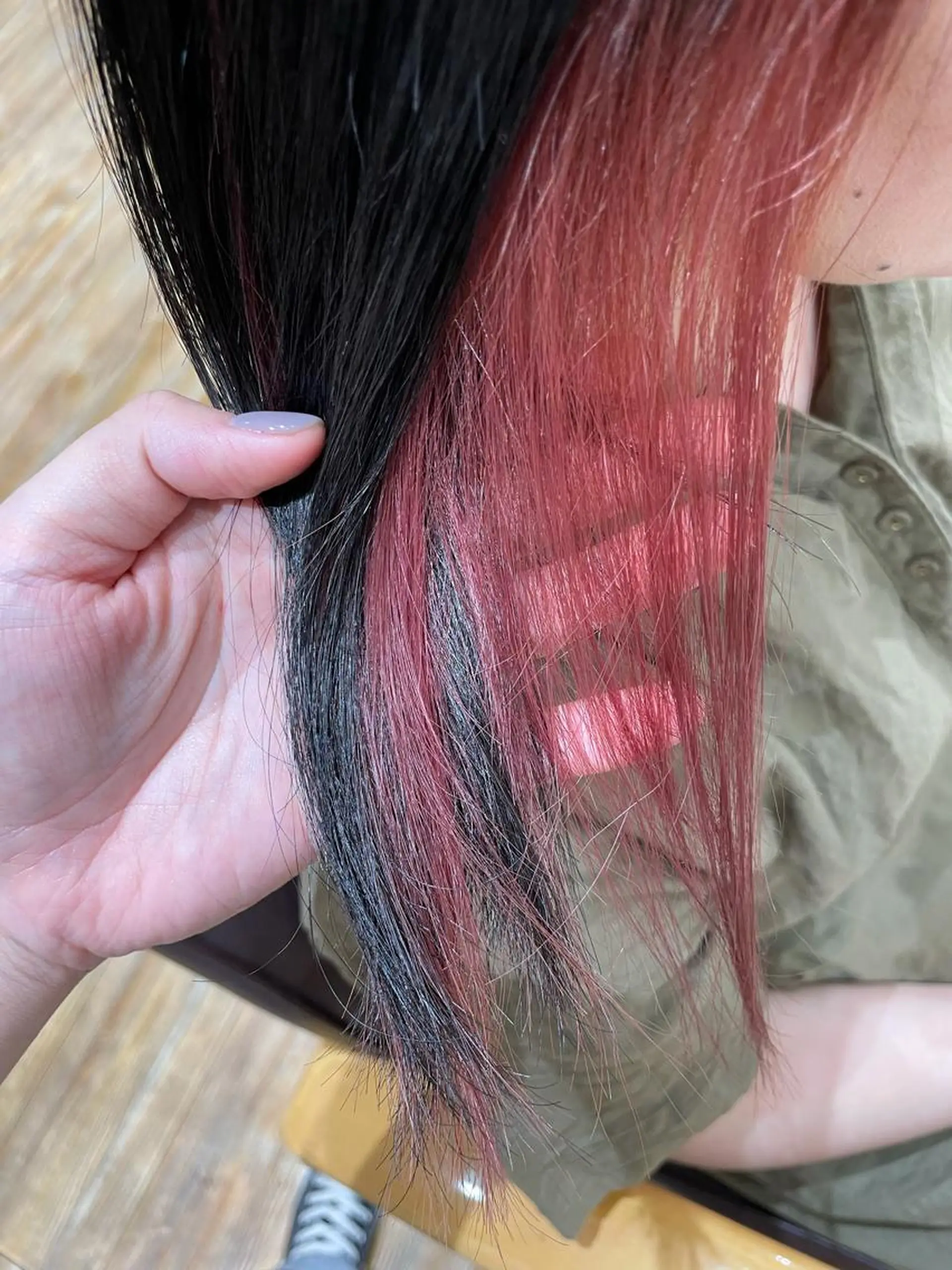 ミディアム カラー FELICE of hair 田口千尋のヘアスタイル