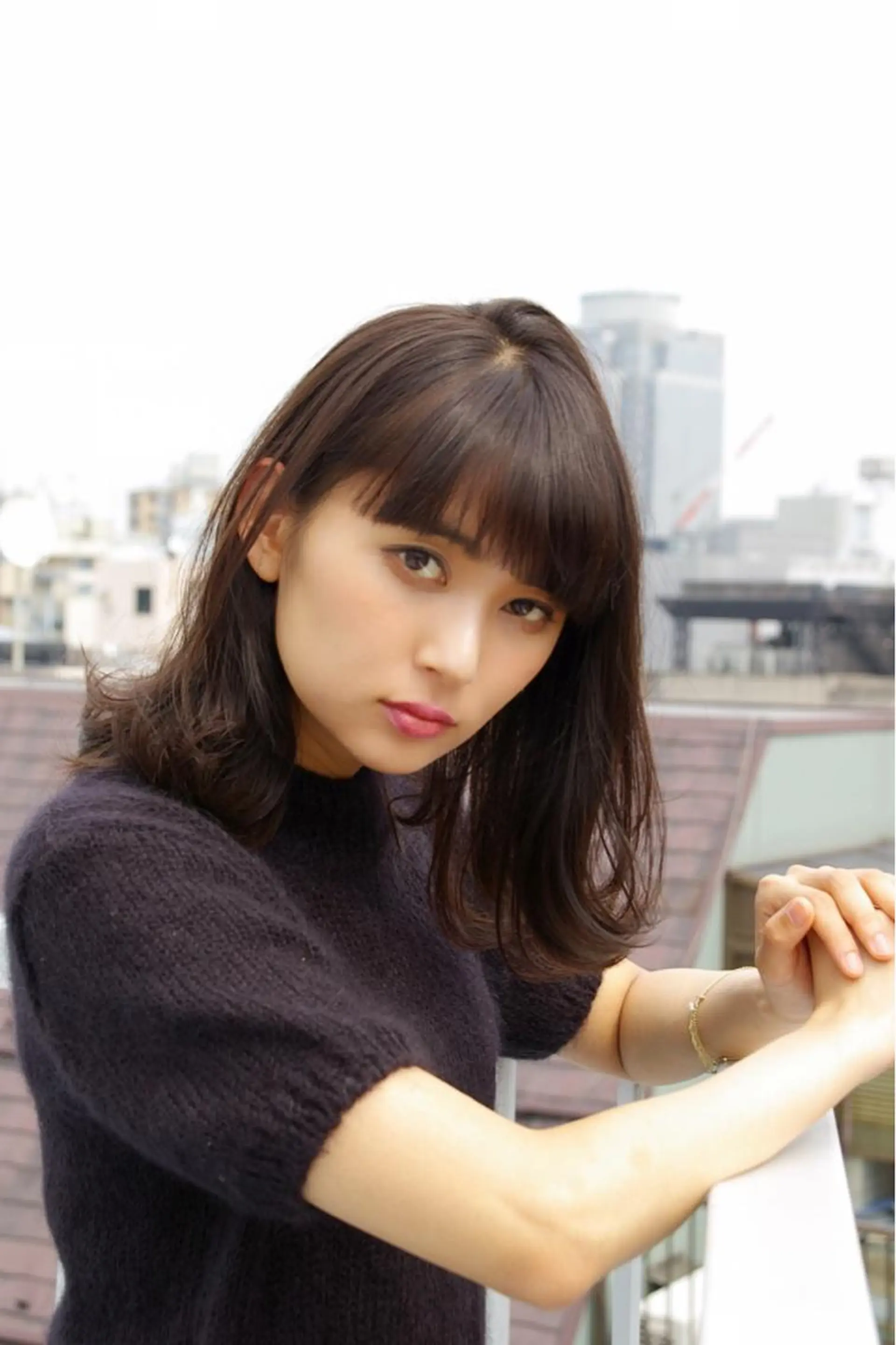 ミディアム ショートボブ ボブ Ｑue所属・stylist takahashiのヘアスタイル