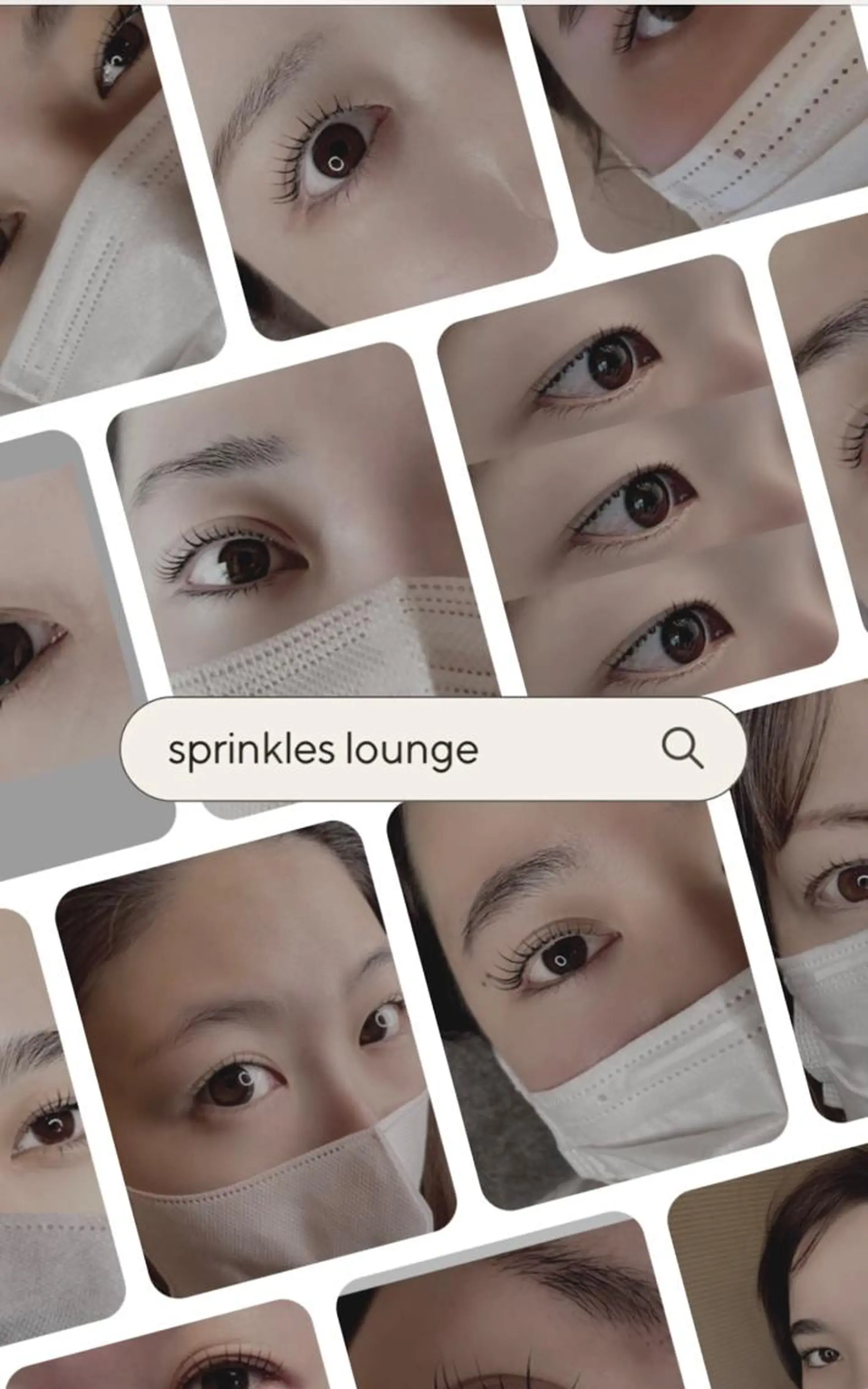 マツエク・マツパ アイブロウ 束感まつ毛 韓国風マツエク 一重×まつ毛パーマ sprinkles loungeのエステ・リラクイメージ
