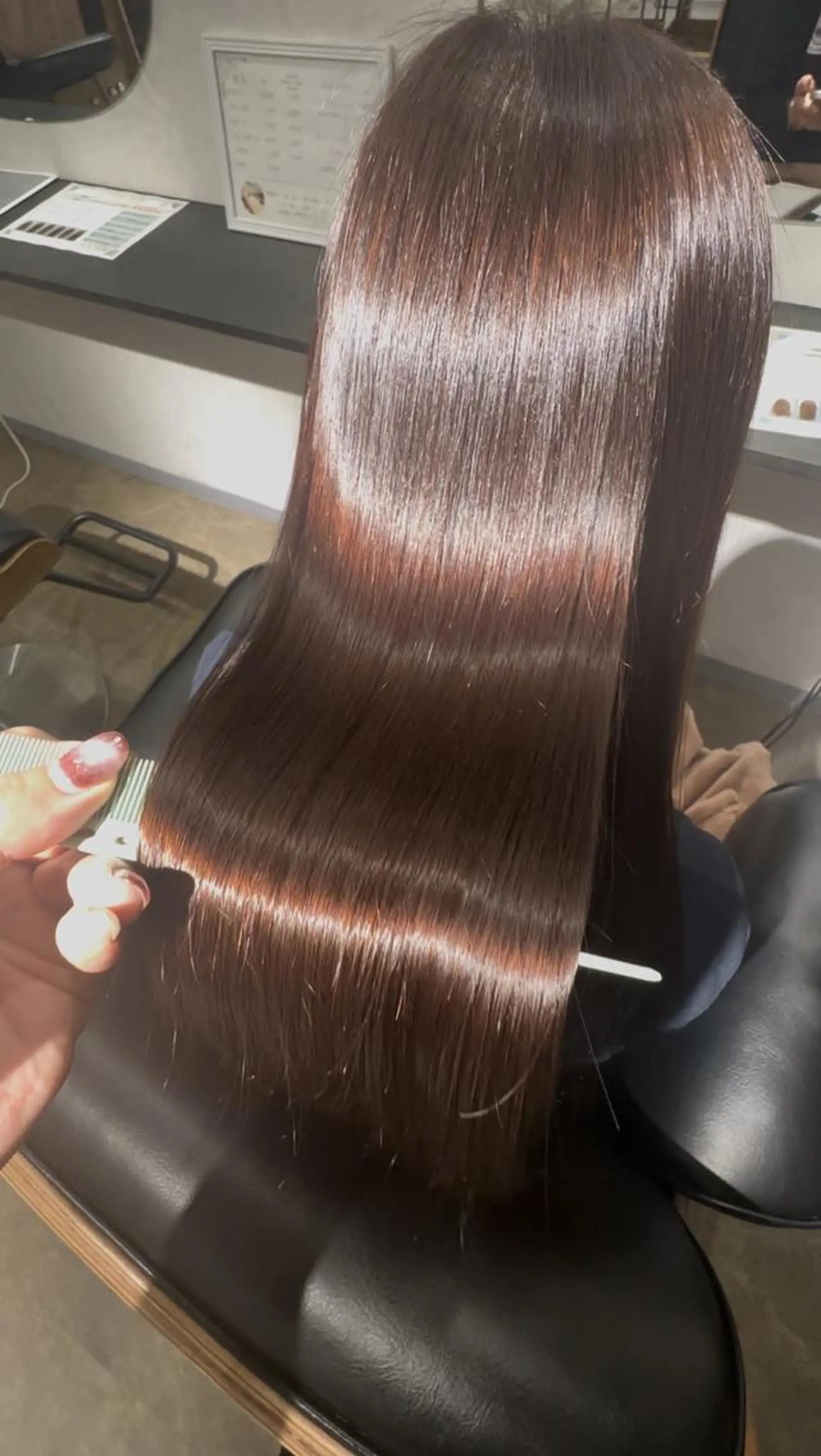 ロング トリートメント 縮毛矯正しかしない人 栄 矢場町 服部飛鳥のヘアスタイル