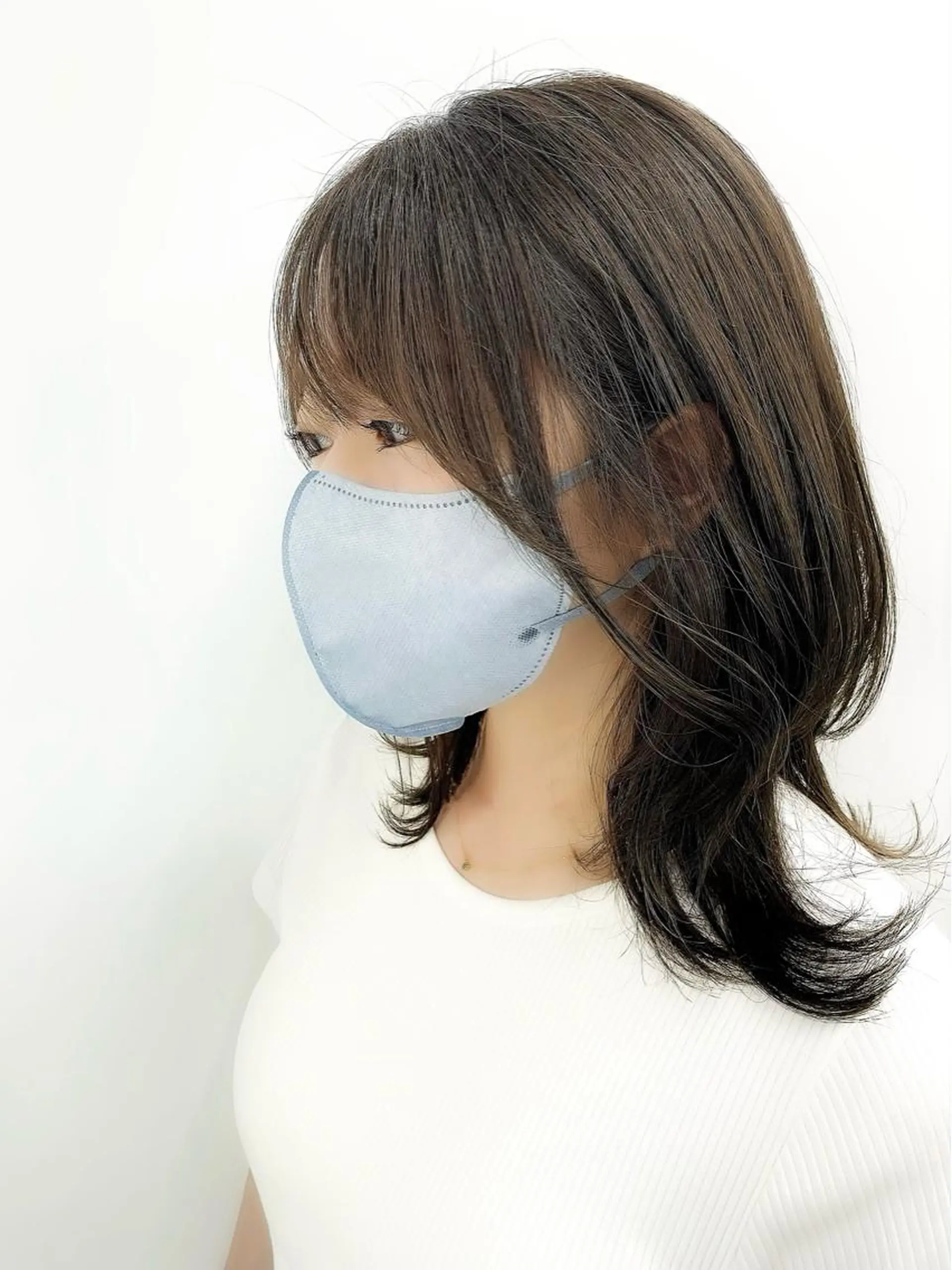 ミディアム カラー パーマ ヘアアレンジ メンズ キッズ ネイル マツエク・マツパ アイブロウ レイヤーカット 🌿透け感カラーのヘアスタイル