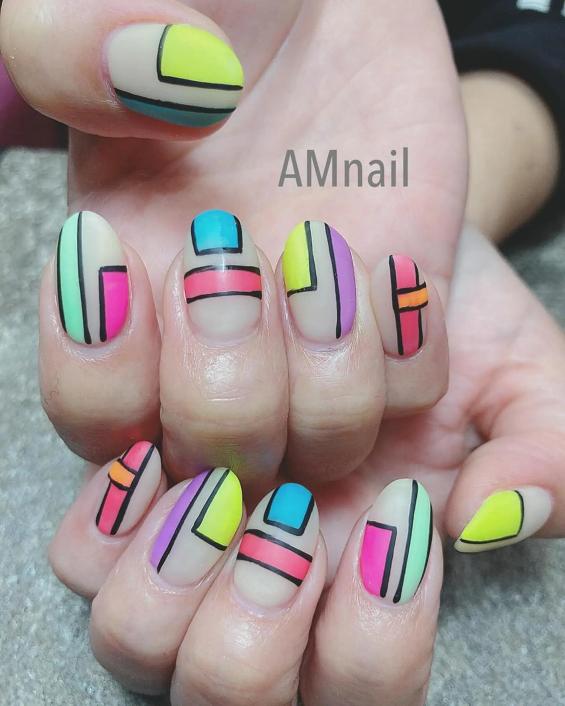 ネイル アートネイル 持ち込み ハンドネイル Am:nail 柏 SUE（スゥ）のネイルデザイン