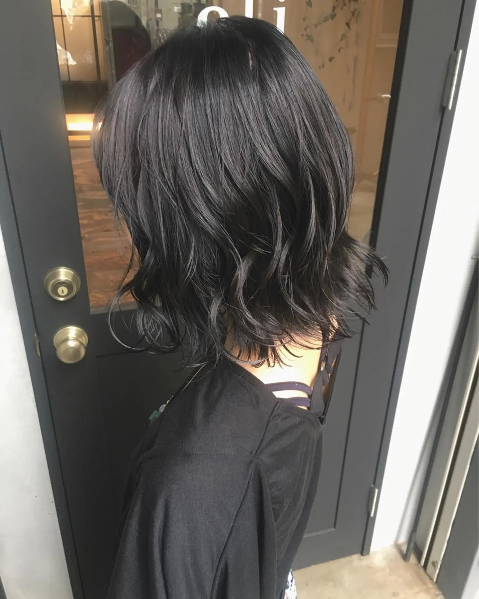 ショート 切りっぱなしボブ ボブ 【ブリーチ髪質改善 パーマ】宮田浩章のヘアスタイル