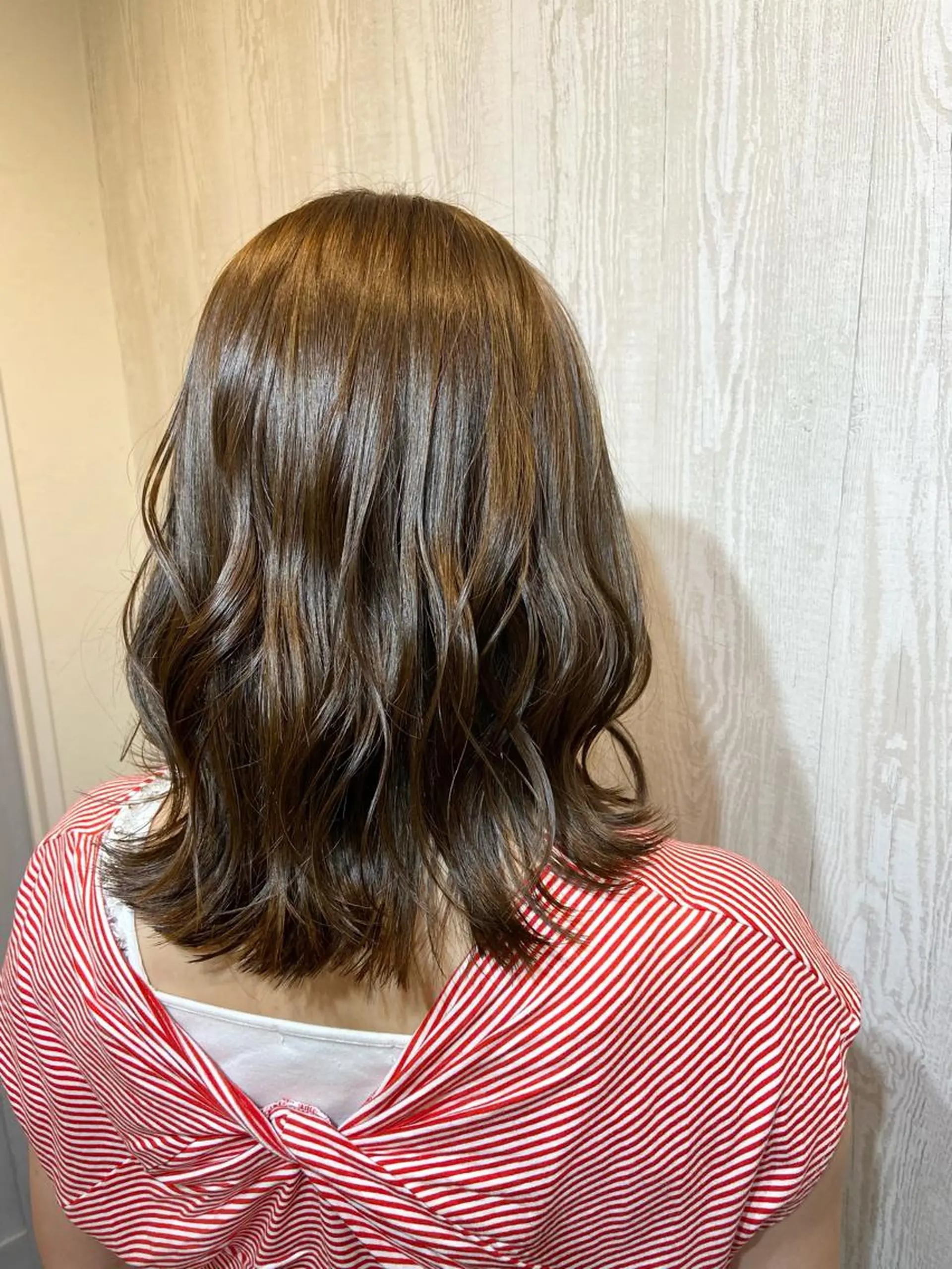 ミディアム カット ヘアカラー トリートメント TELA HAIR 南柏店のヘアスタイル