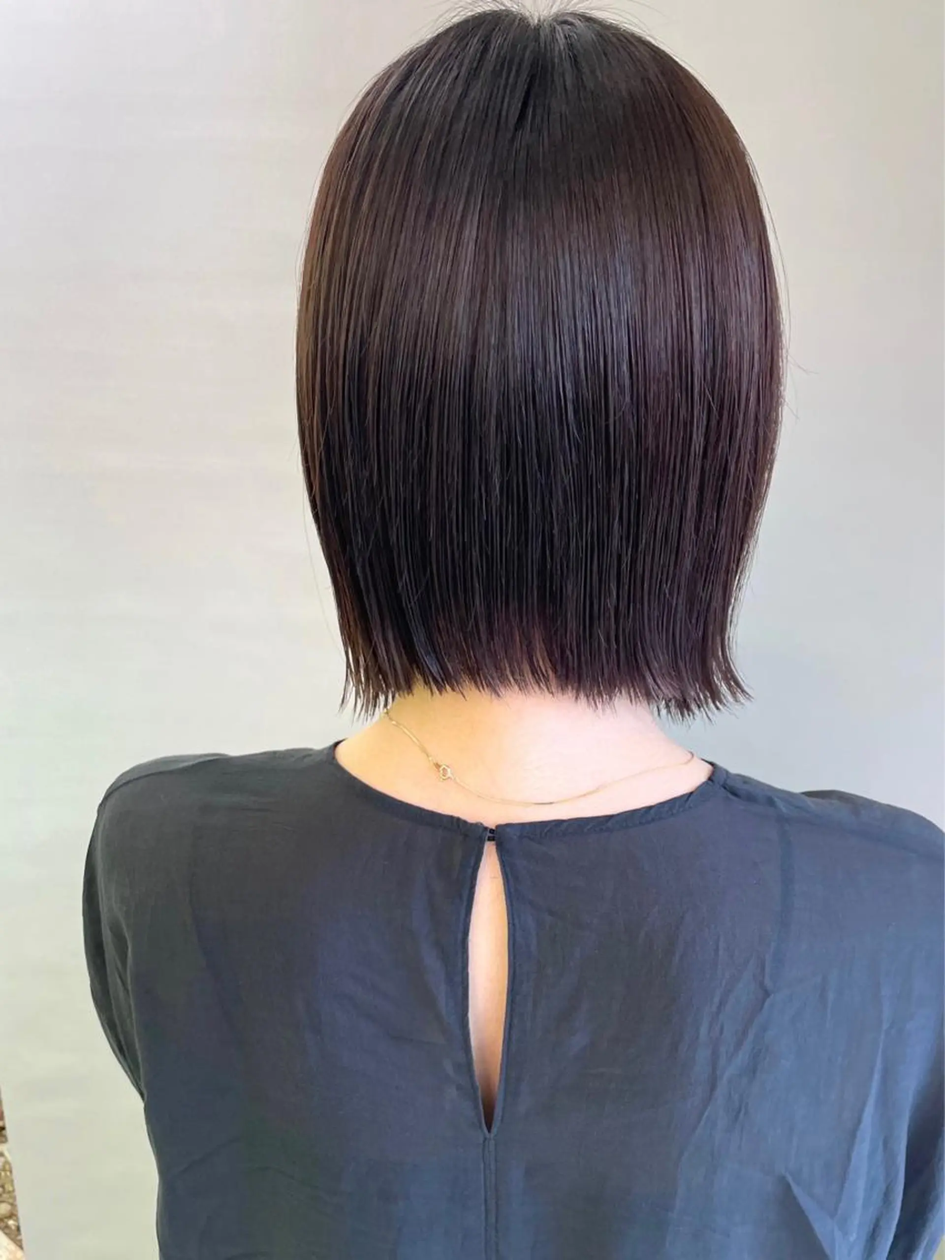 ショート 切りっぱなしボブ ボブ 齋藤 咲のヘアスタイル