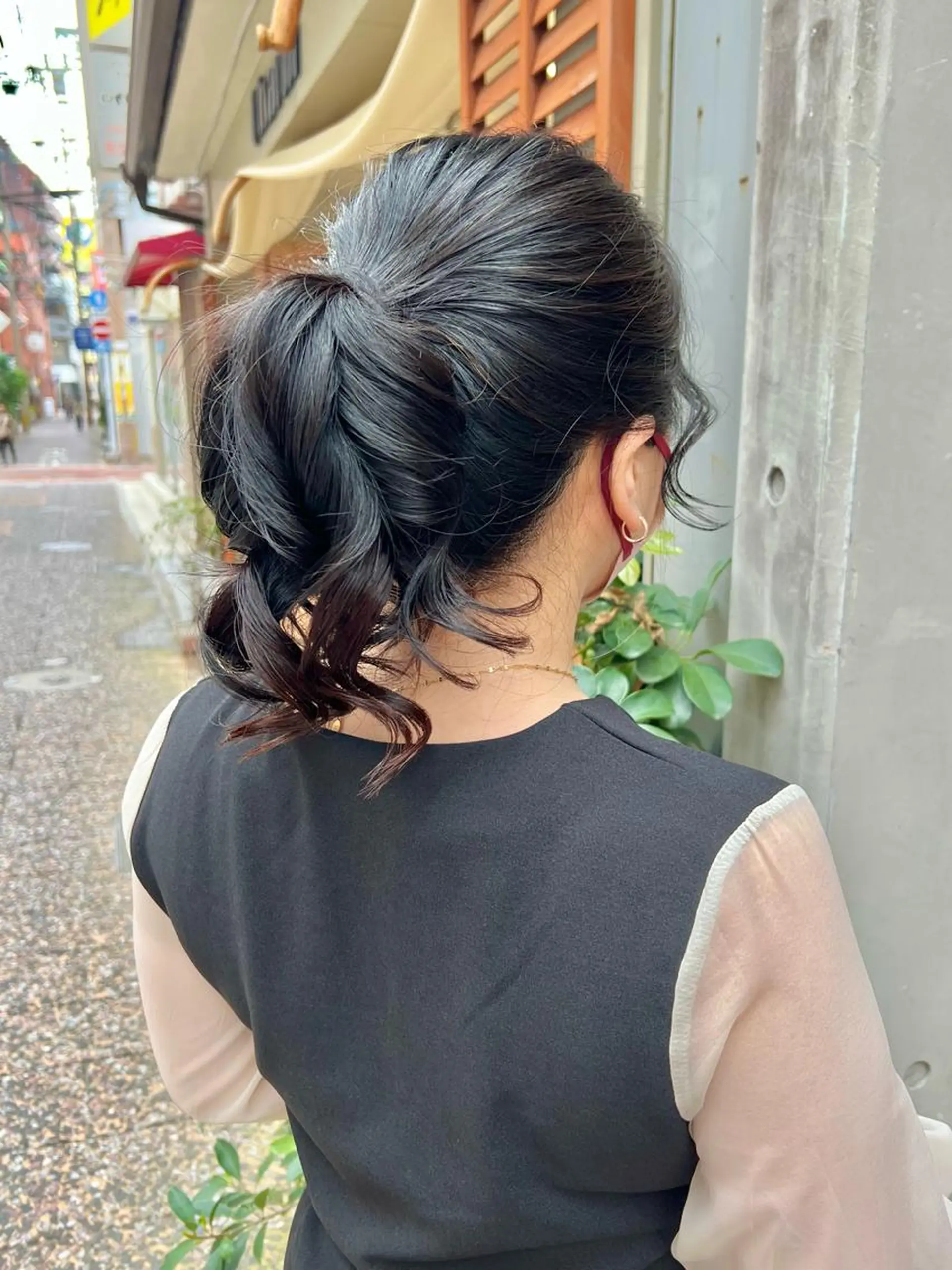 ミディアム カラー ヘアアレンジ 「sumi」 AMIのヘアスタイル